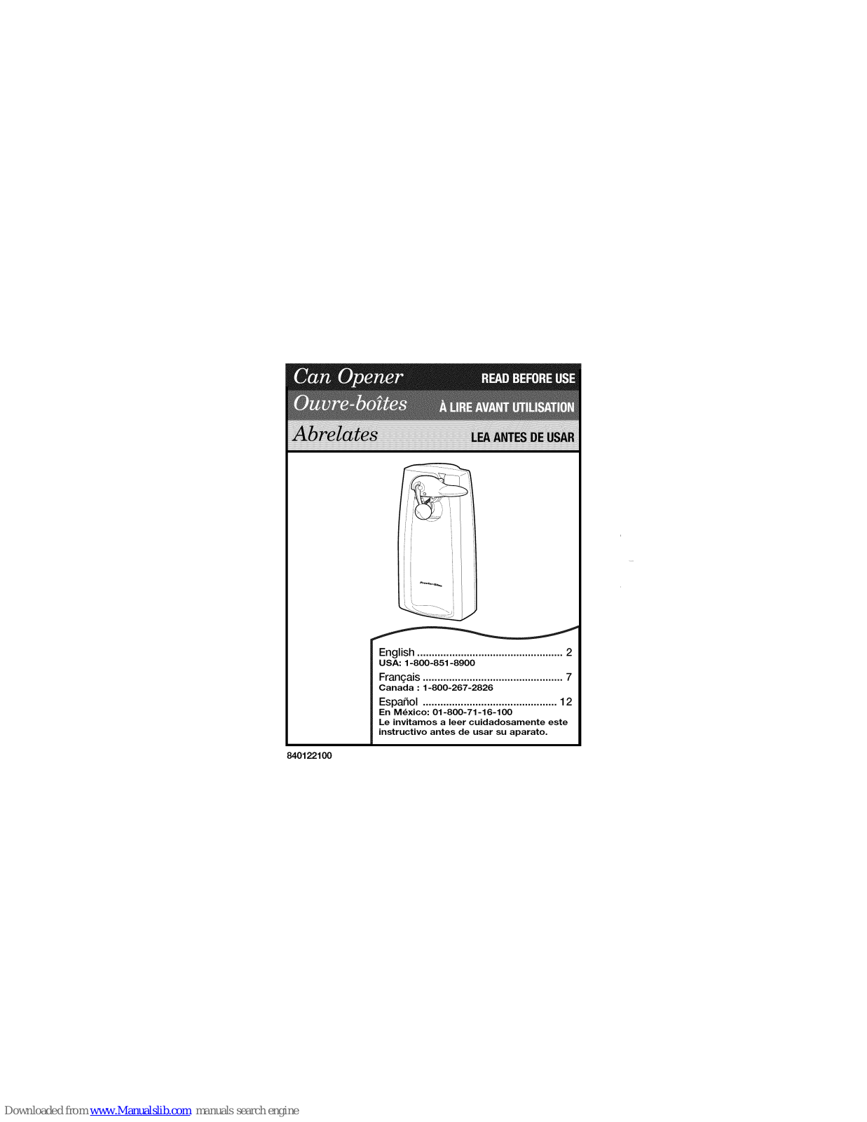Hamilton Beach 75288 User Manual - ManualMachine.com