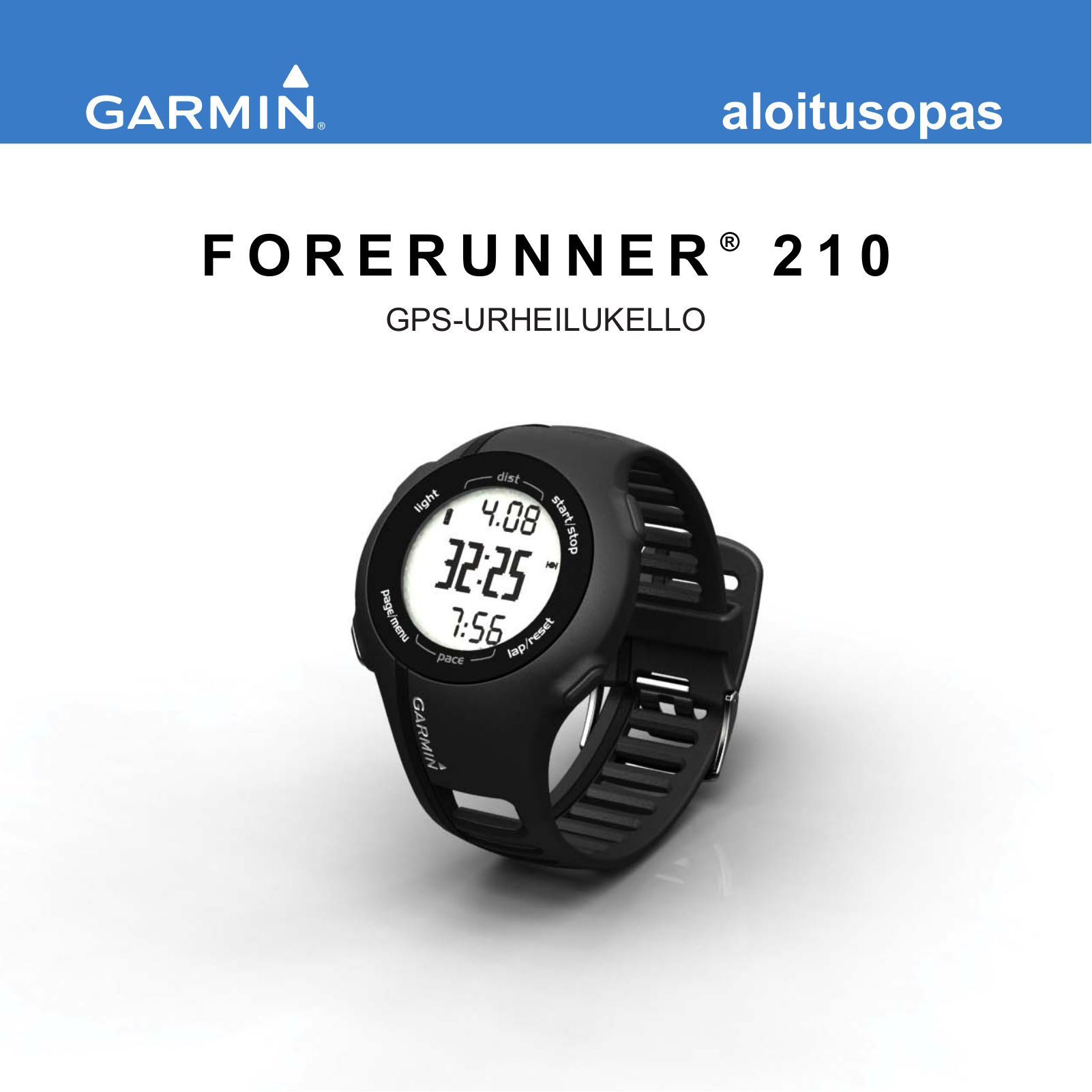 Garmin Forerunner 210 Getting Started Guide