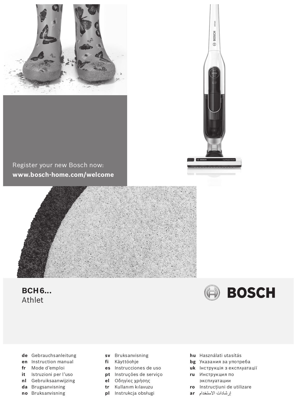 Bosch BCH6L2560, Athlet User guide