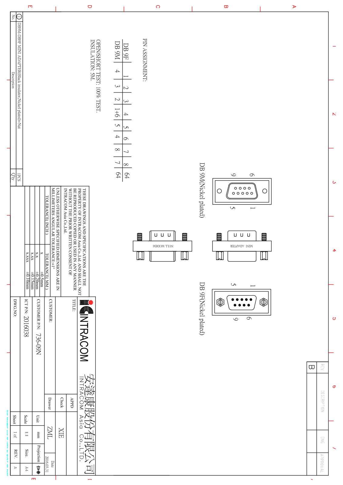 Manhattan IADAP 736-09N Drawing - ManualMachine.com