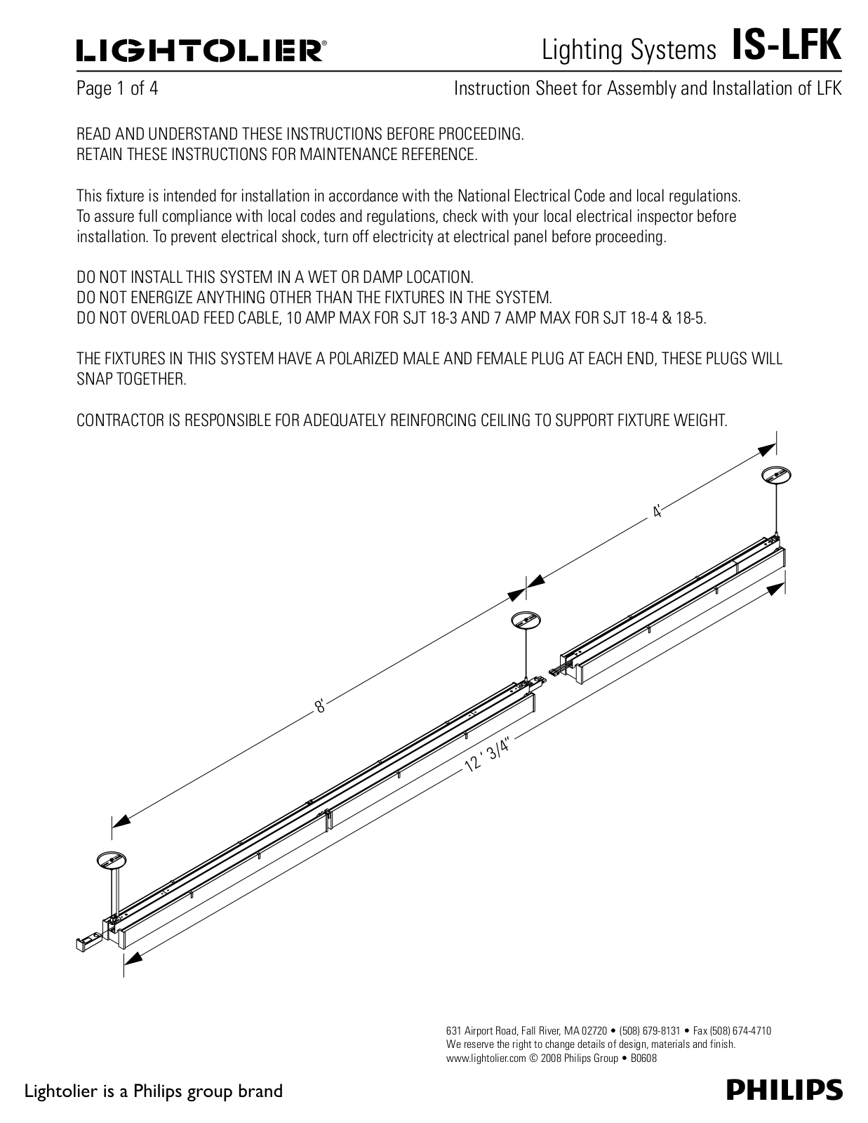 Lightolier IS-LFK User Manual