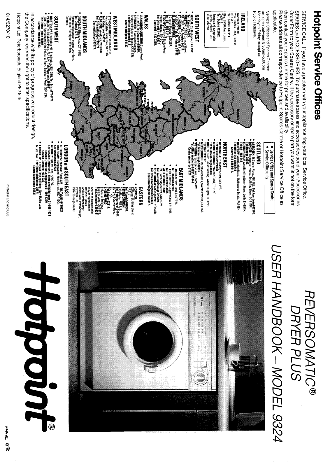 Hotpoint-Ariston HB9324 User Manual