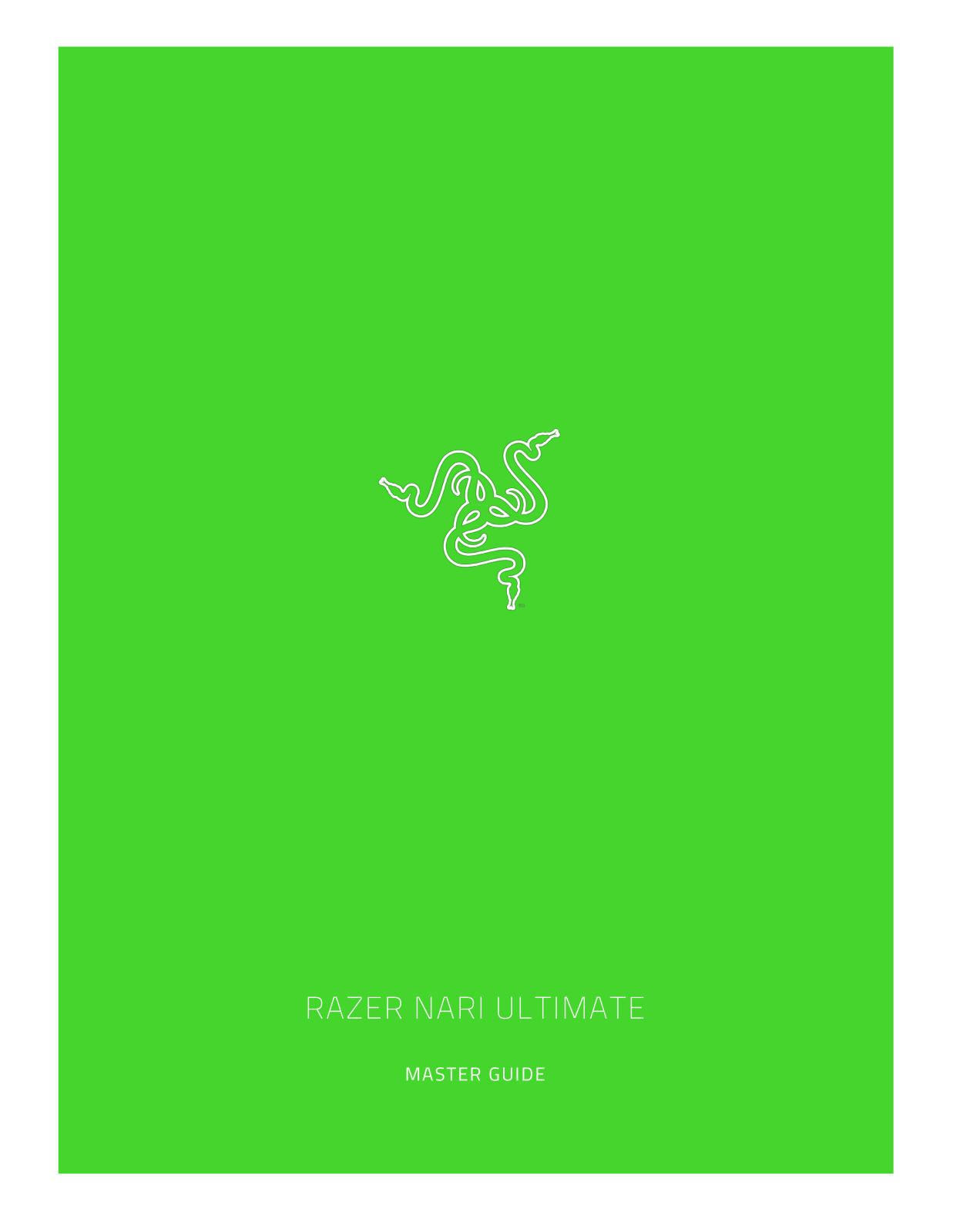 Razer Nari Ultimate Owner's Manual