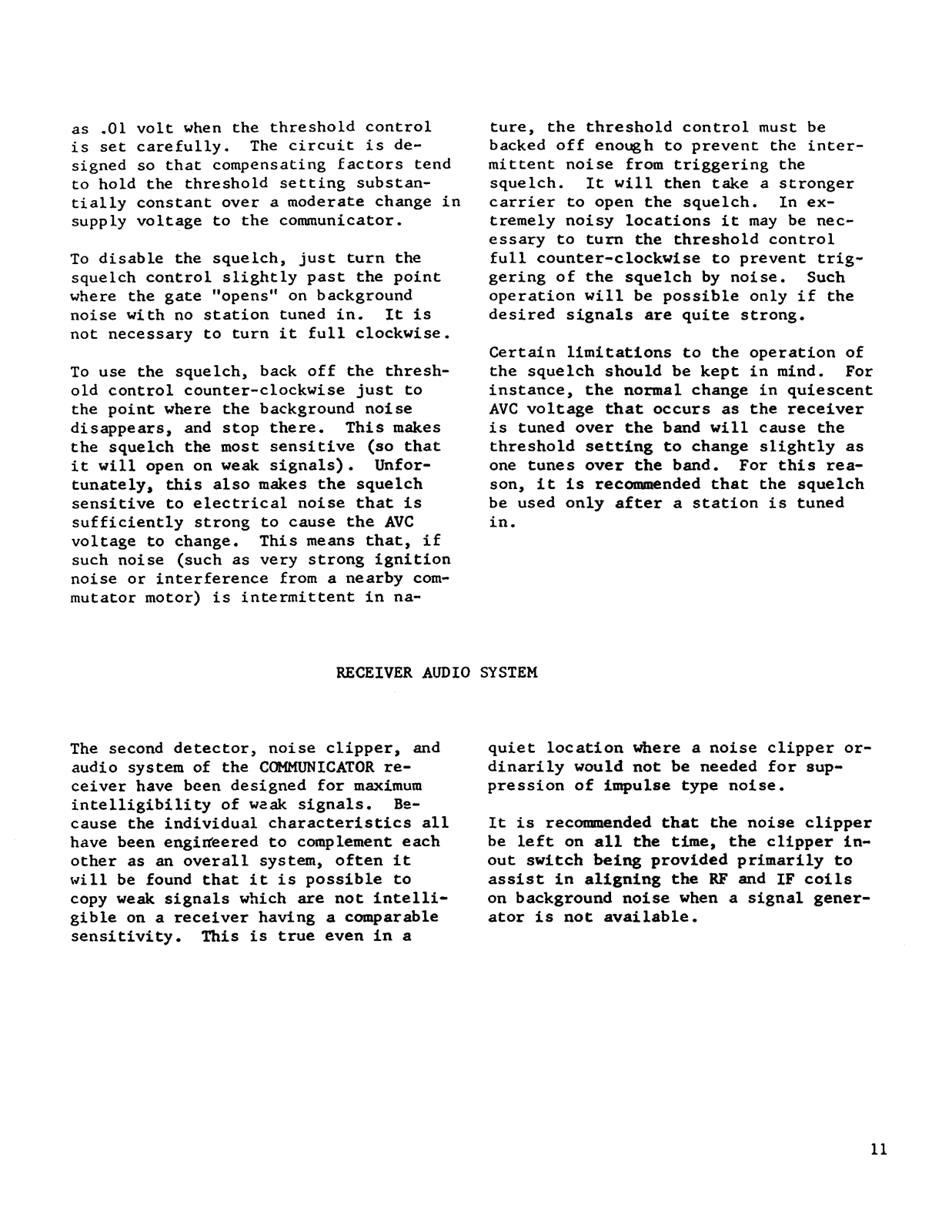 GONSET G-50 User Manual (PAGE 11)