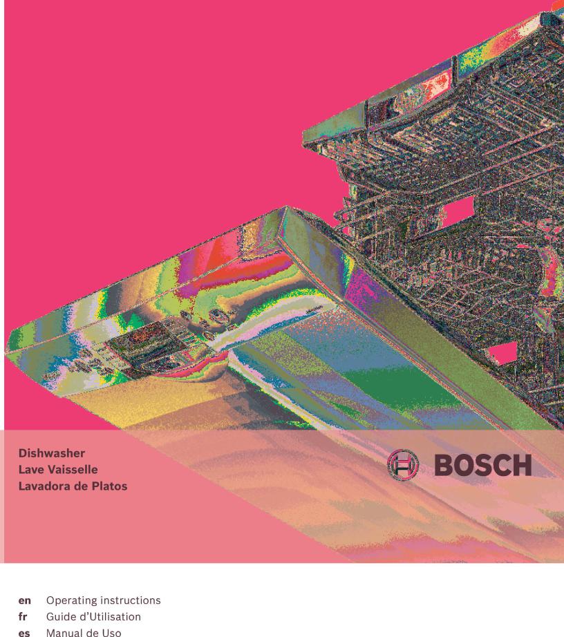 Bosch SHE7ER55UC, SHE8ER55UC, SHE9ER55UC Instructions for Use