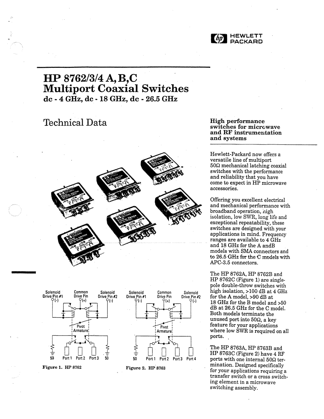 HP (Hewlett-Packard) 8762 User Manual