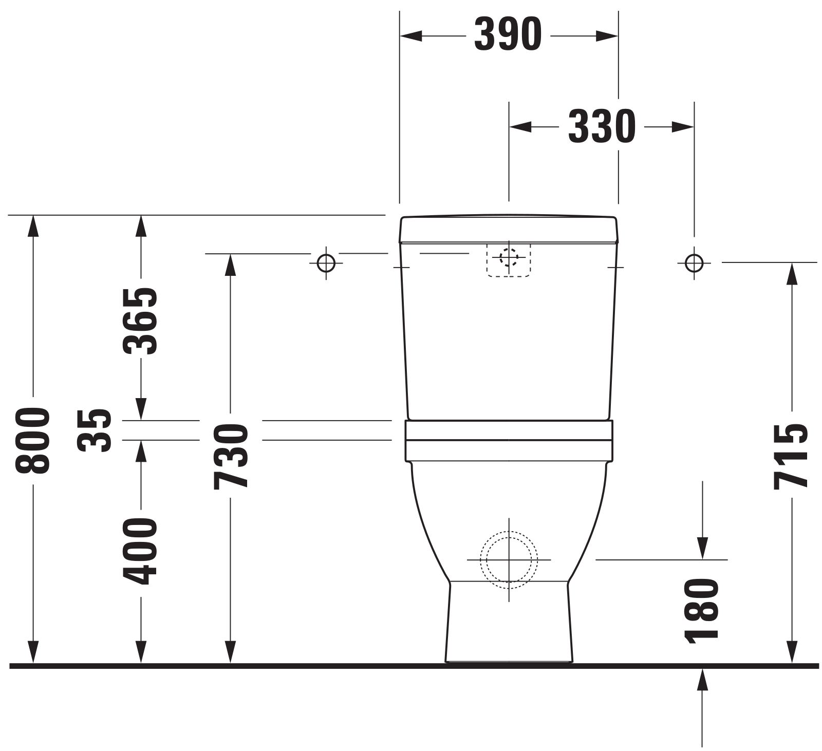 Duravit DRV2120 Dimensions - ManualMachine.com