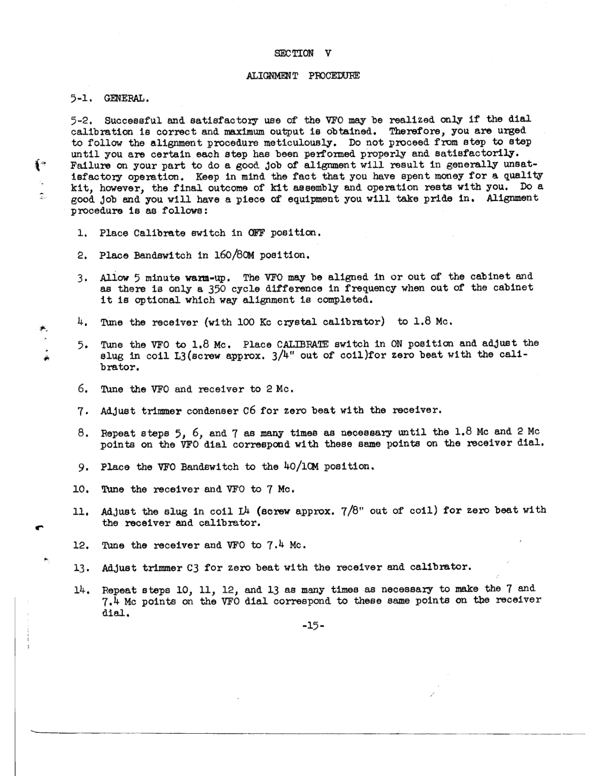 WRL KING-500c User Manual (PAGE 15)