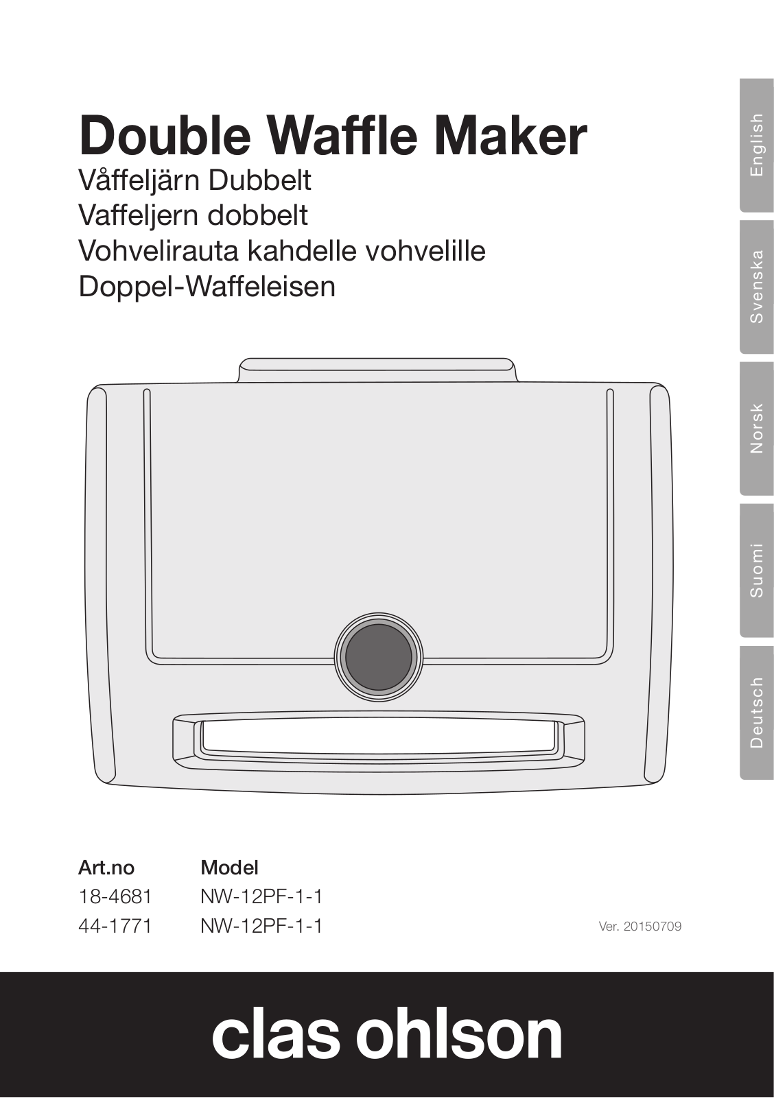 Clas Ohlson NW-12PF-1-1 User Manual