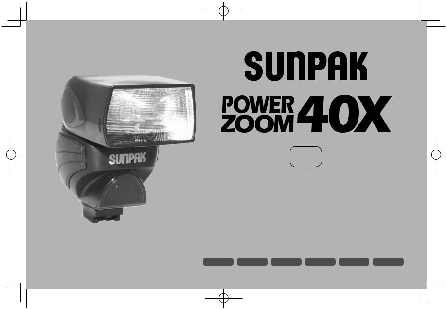 Sunpak PZ40X SO User Manual