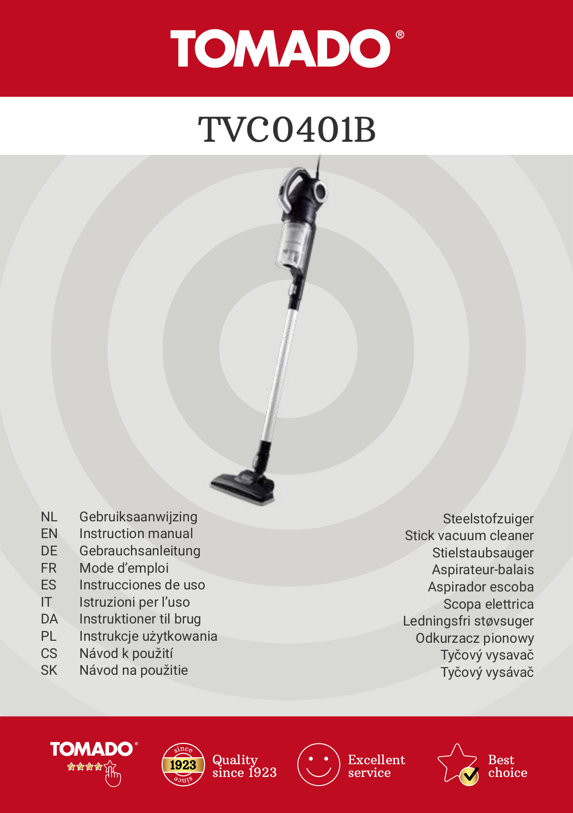 Tomado TVC0401B User guide - ManualMachine.com