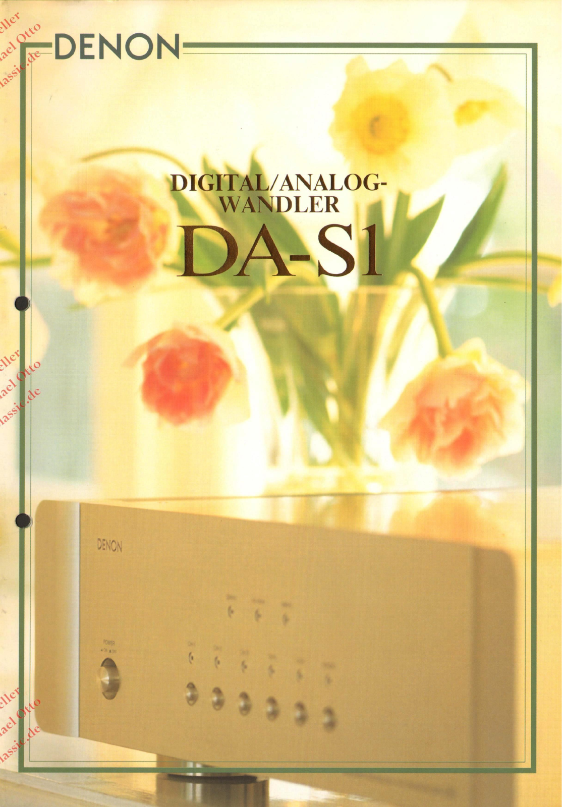 Denon DA-S1 Prospekt - ManualMachine.com