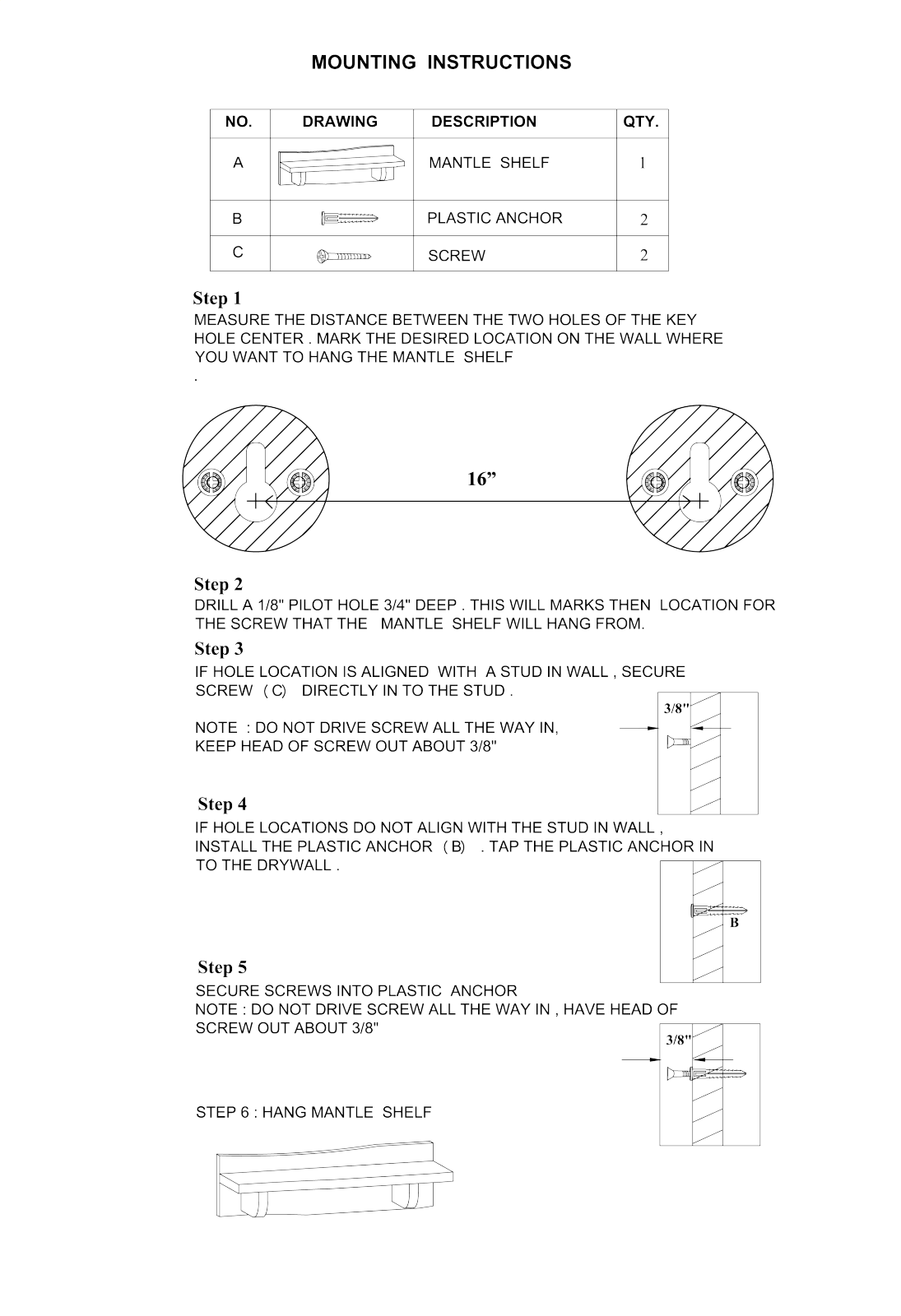 Foundstone W007553021 Installation & Assembly - ManualMachine.com
