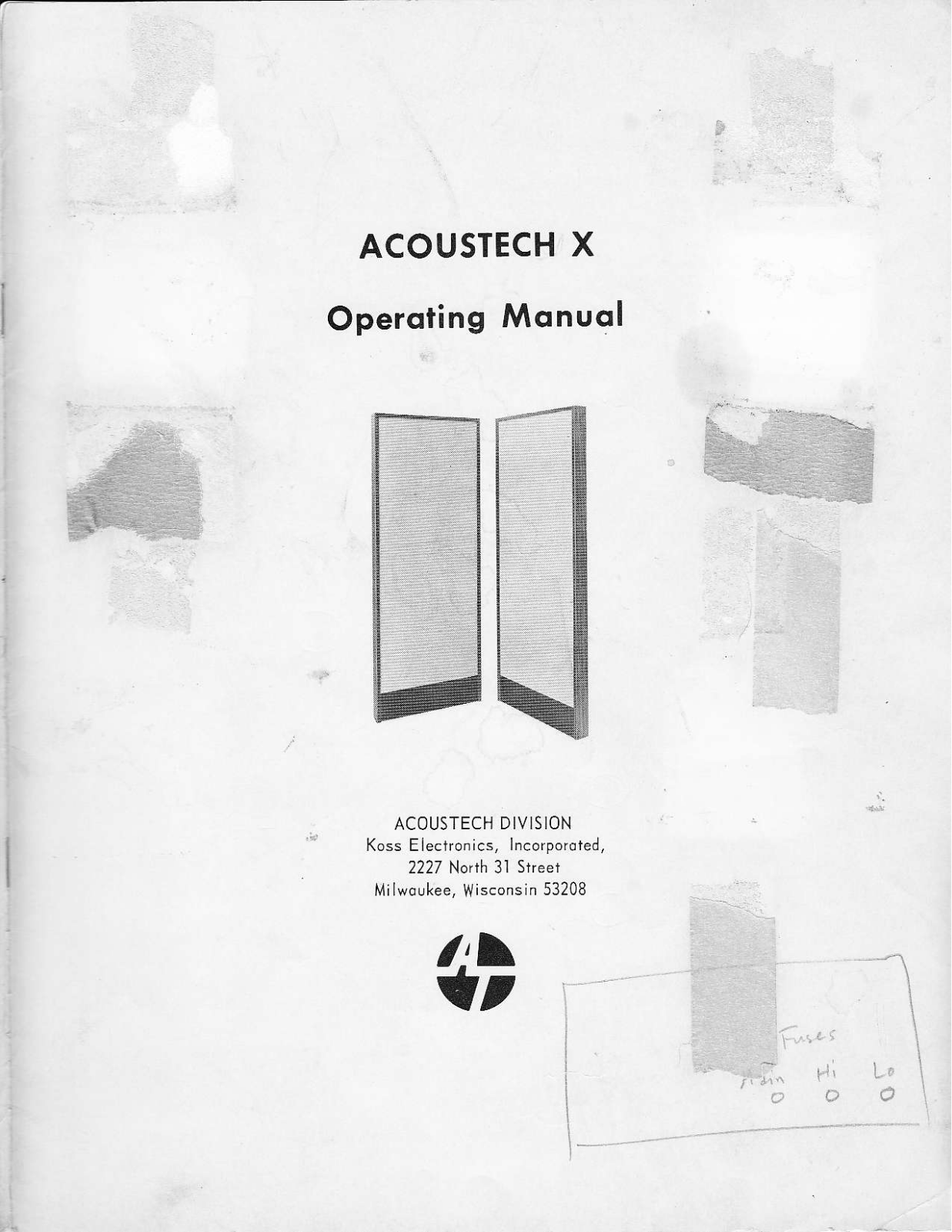 Acoustech X Owners manual - ManualMachine.com