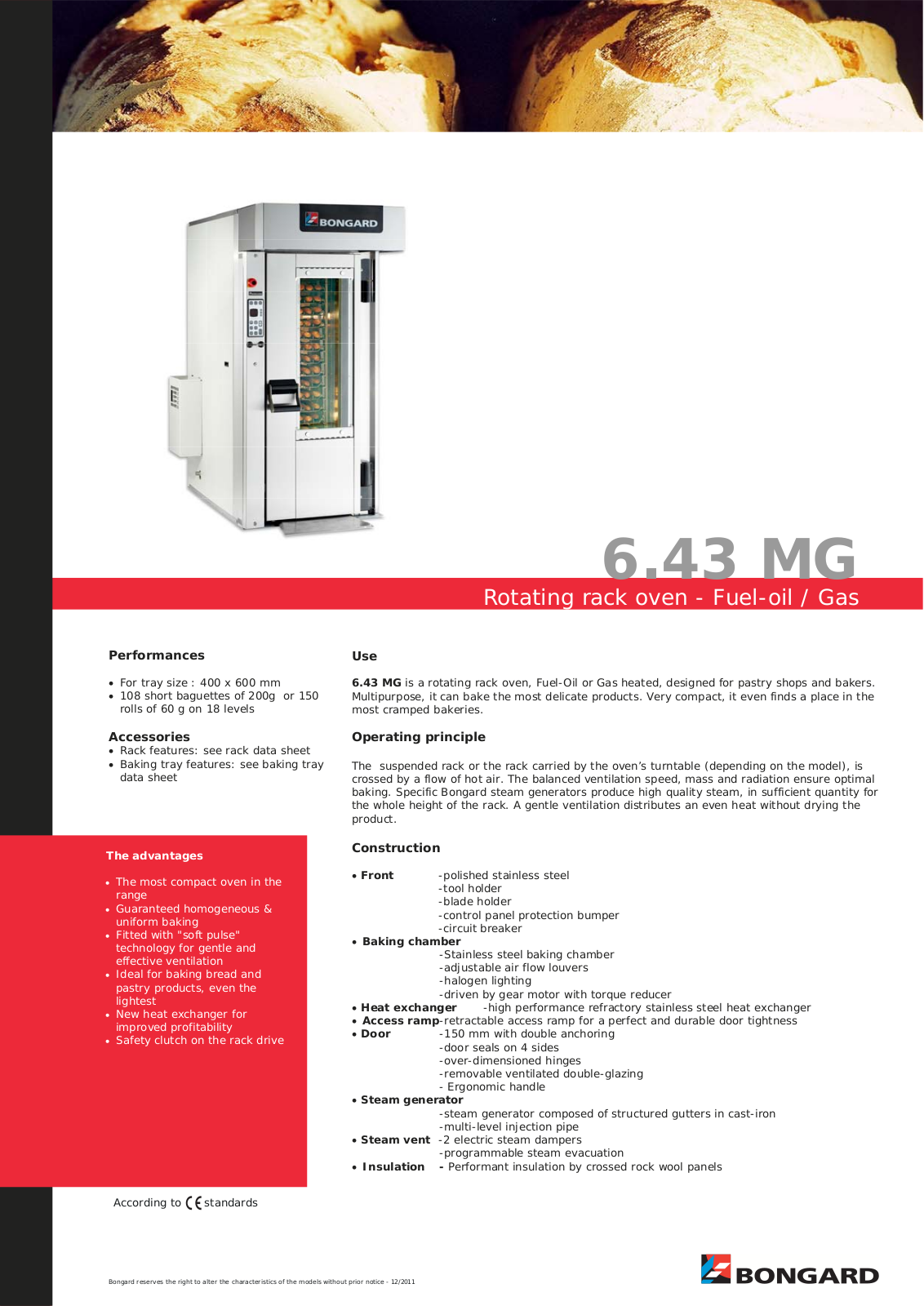 Bongard 6.43 MG User Manual