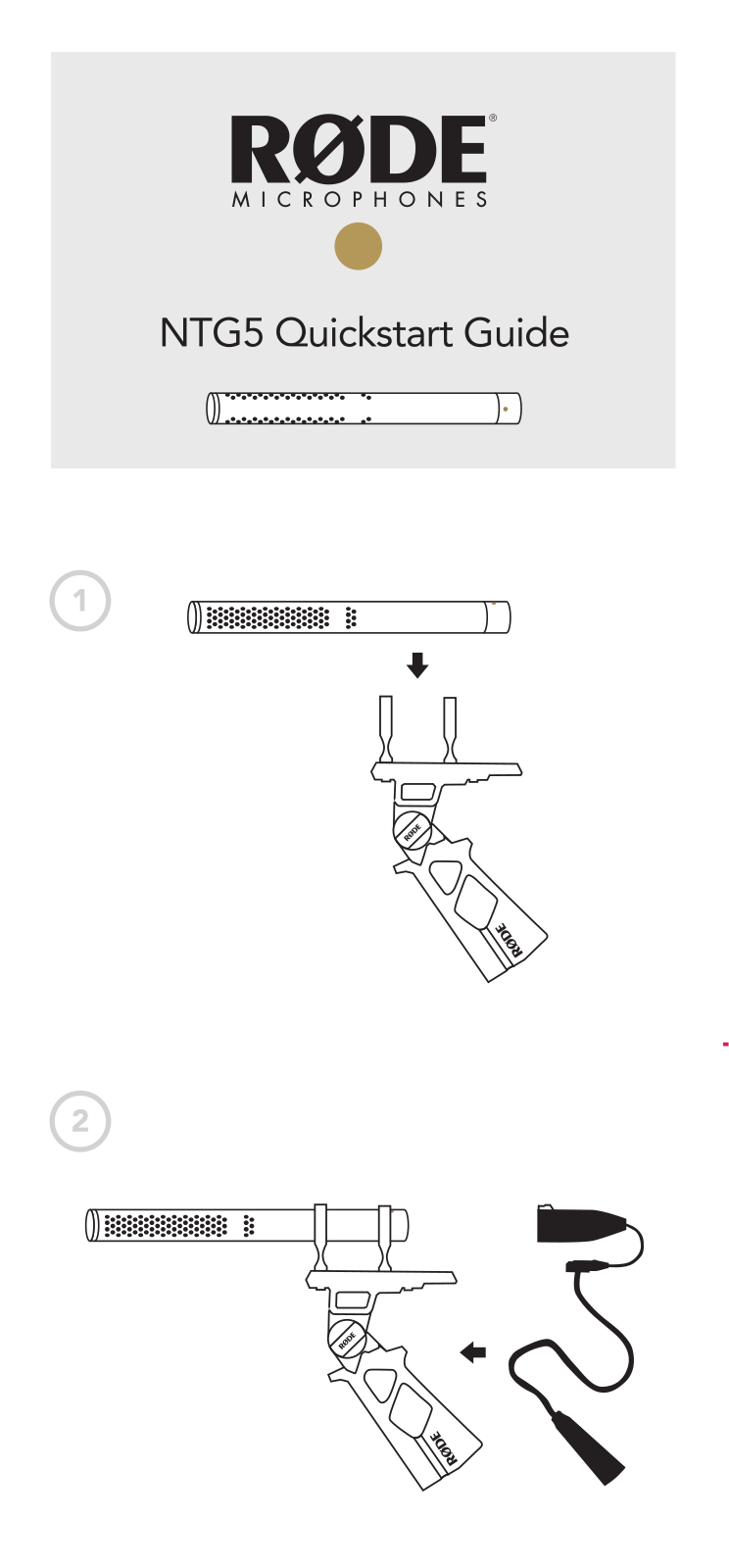 Rode NTG5 User Manual