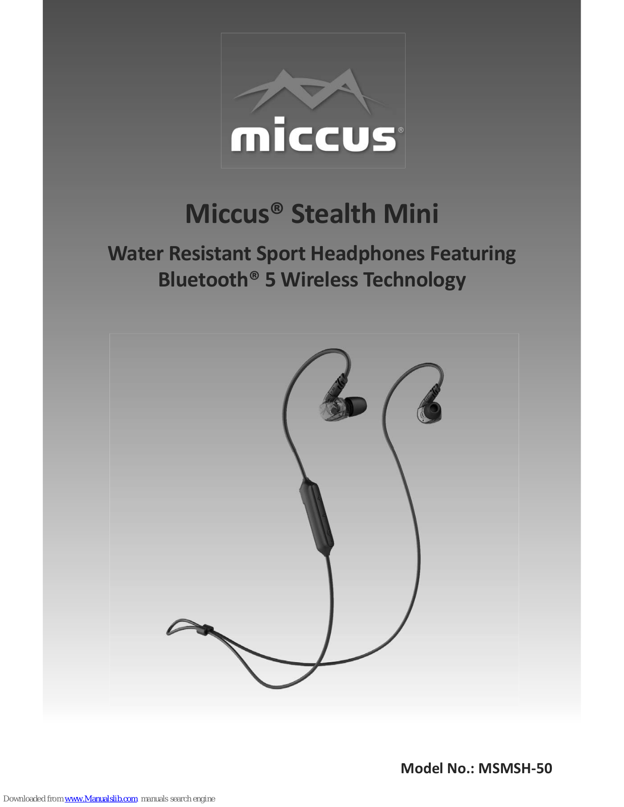 Miccus Stealth Mini User Manual