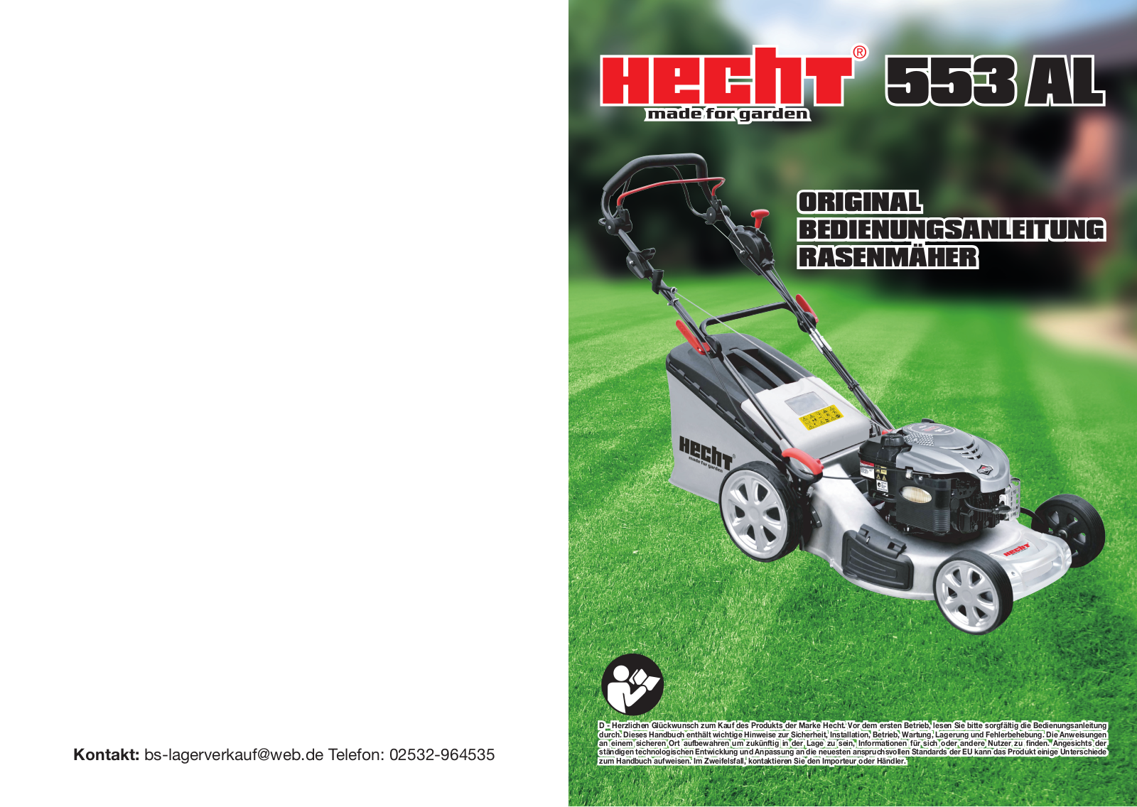 Hecht 553 AL User Manual