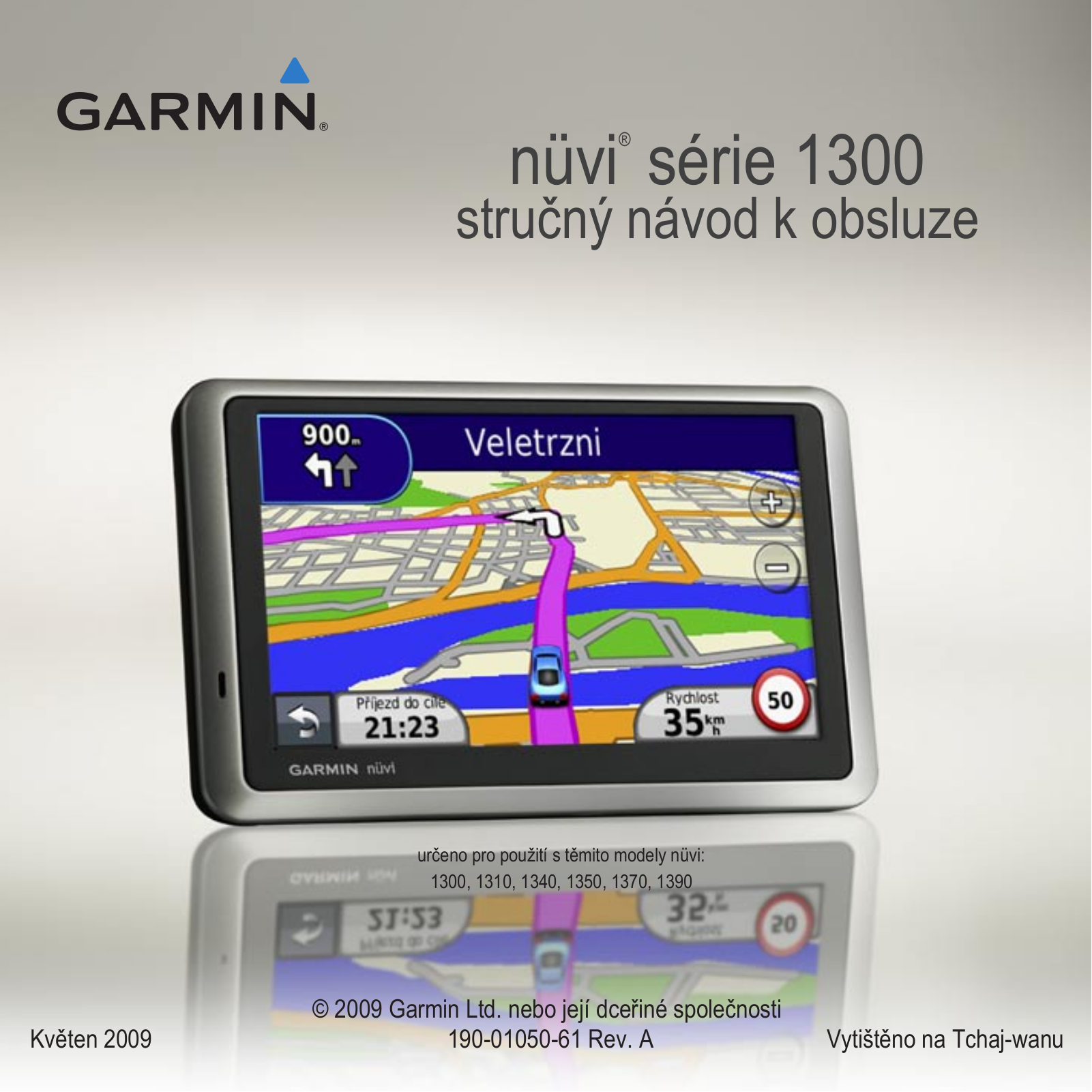 Garmin nüvi 1390LMT, nüvi 1340T CE, nüvi 1350, nüvi 1300, nüvi 1340LMT brief operating instructions