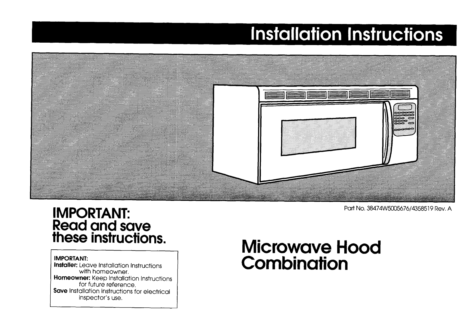 Whirlpool MH7110XBB5 Installation Guide - ManualMachine.com