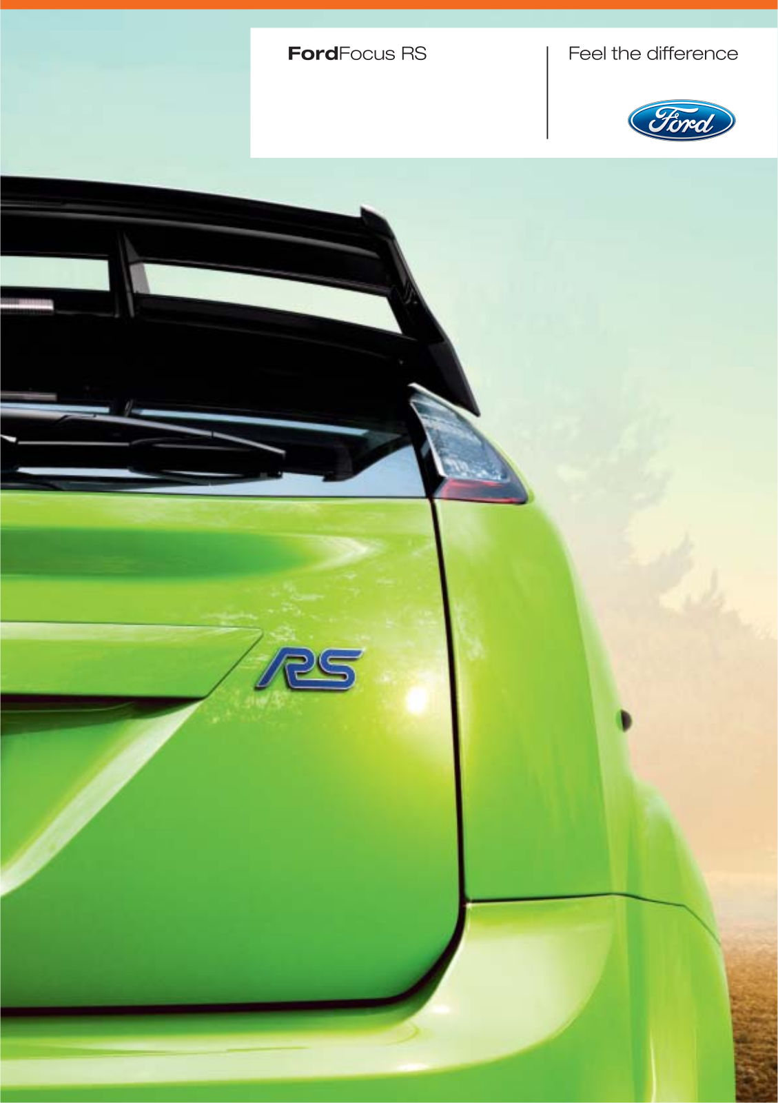 Ford FOCUS RS User Manual