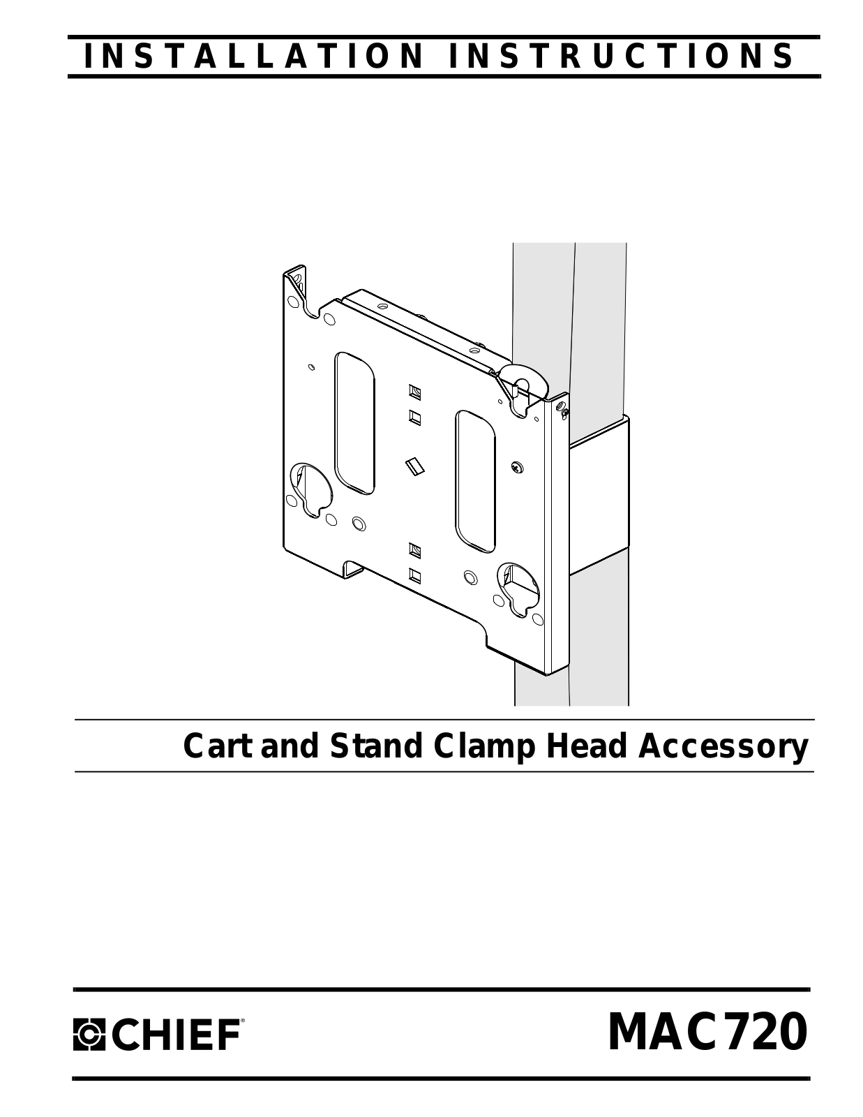 CHIEF MAC720 User Manual