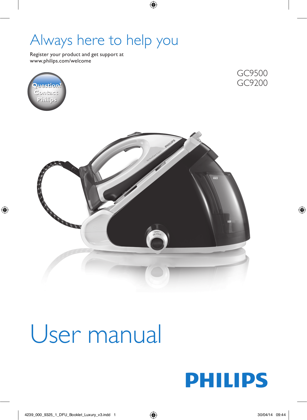 Philips GC9245 User Manual