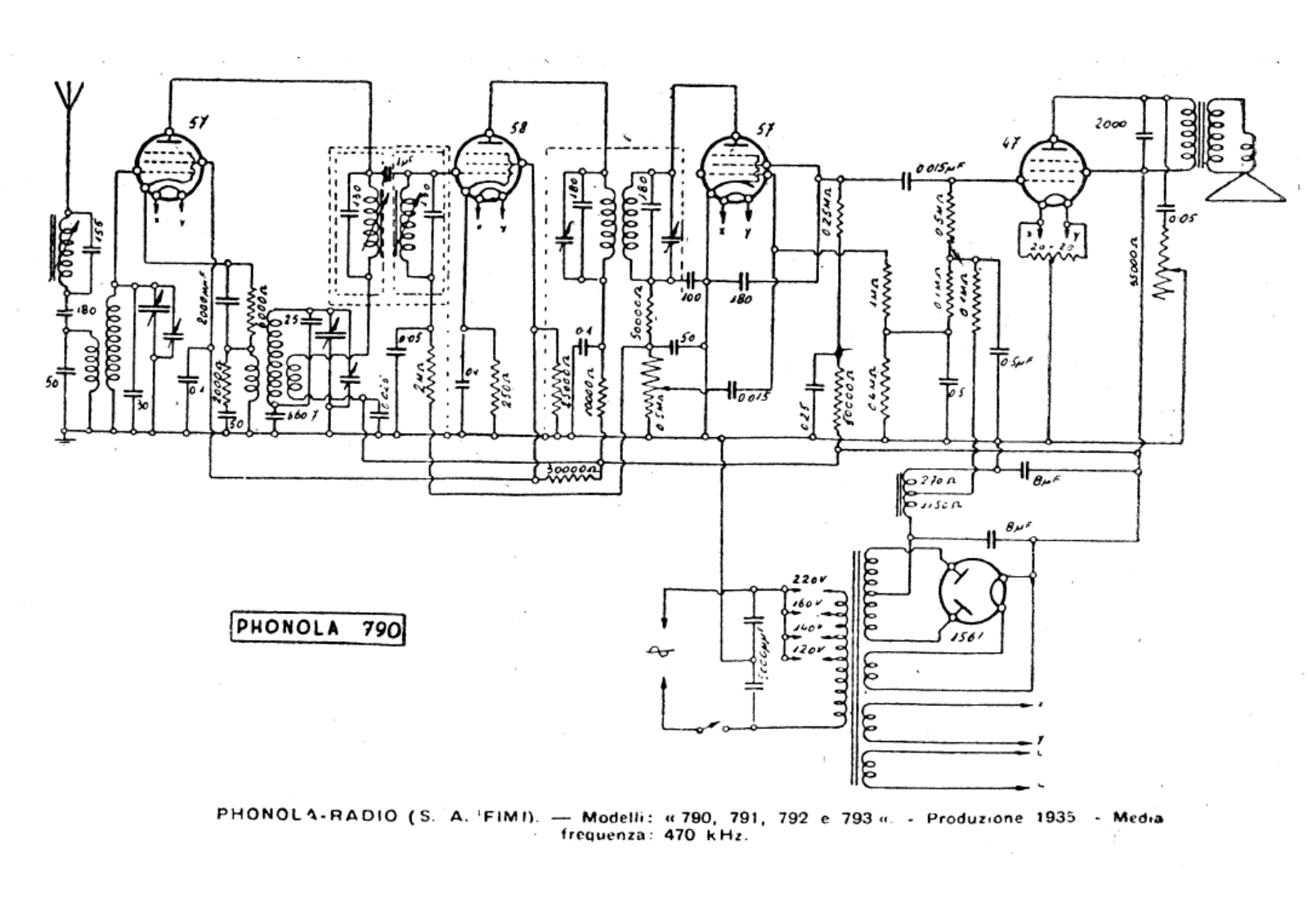 Phonola 790791792793 schematic - ManualMachine.com