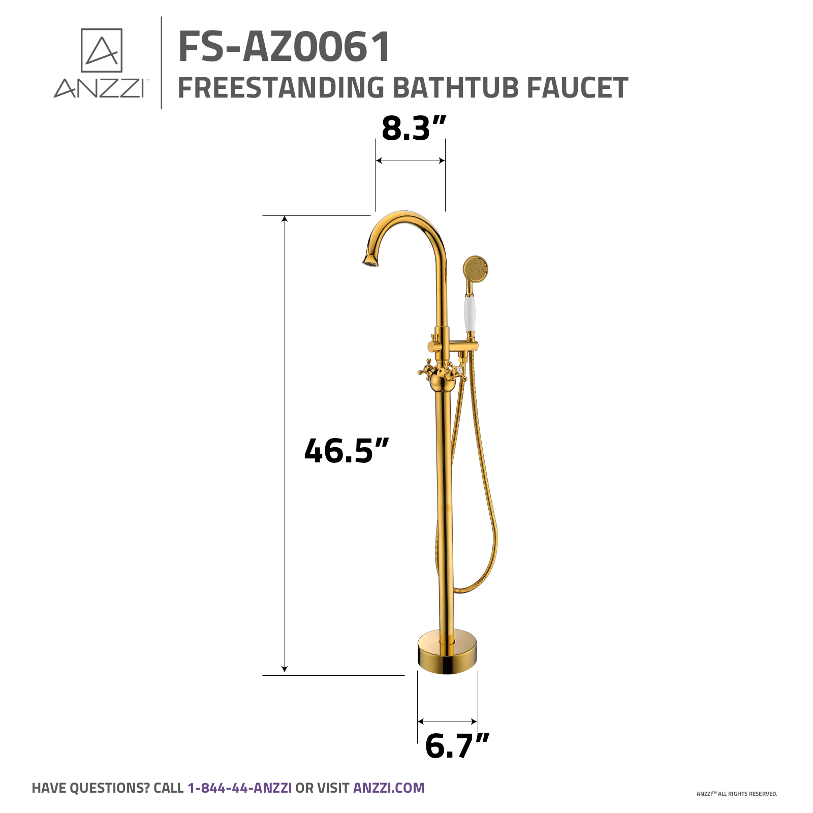 ANZZI ANZI1832 Dimensions - ManualMachine.com