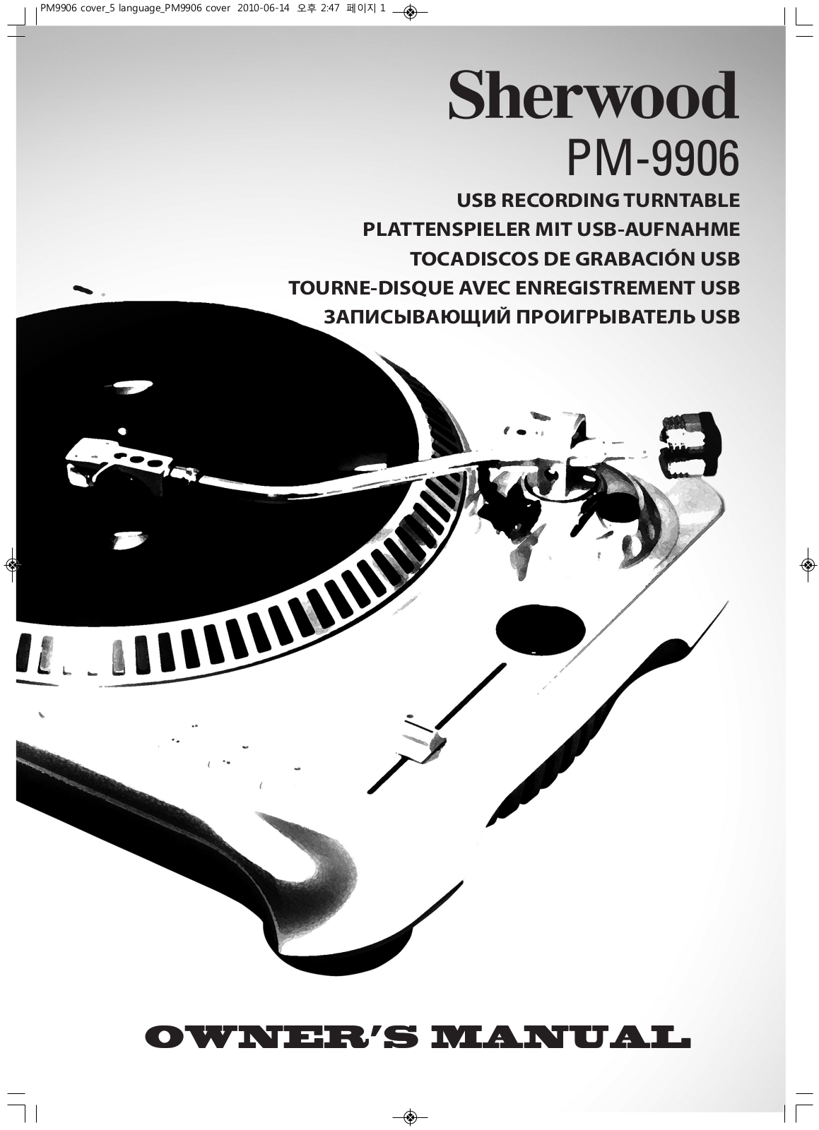 Sherwood PM9906 User Manual