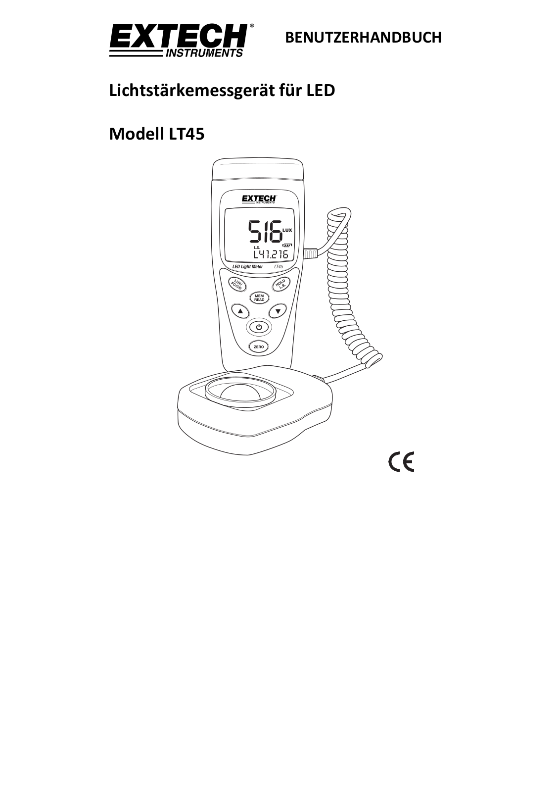 Extech LT45 User guide