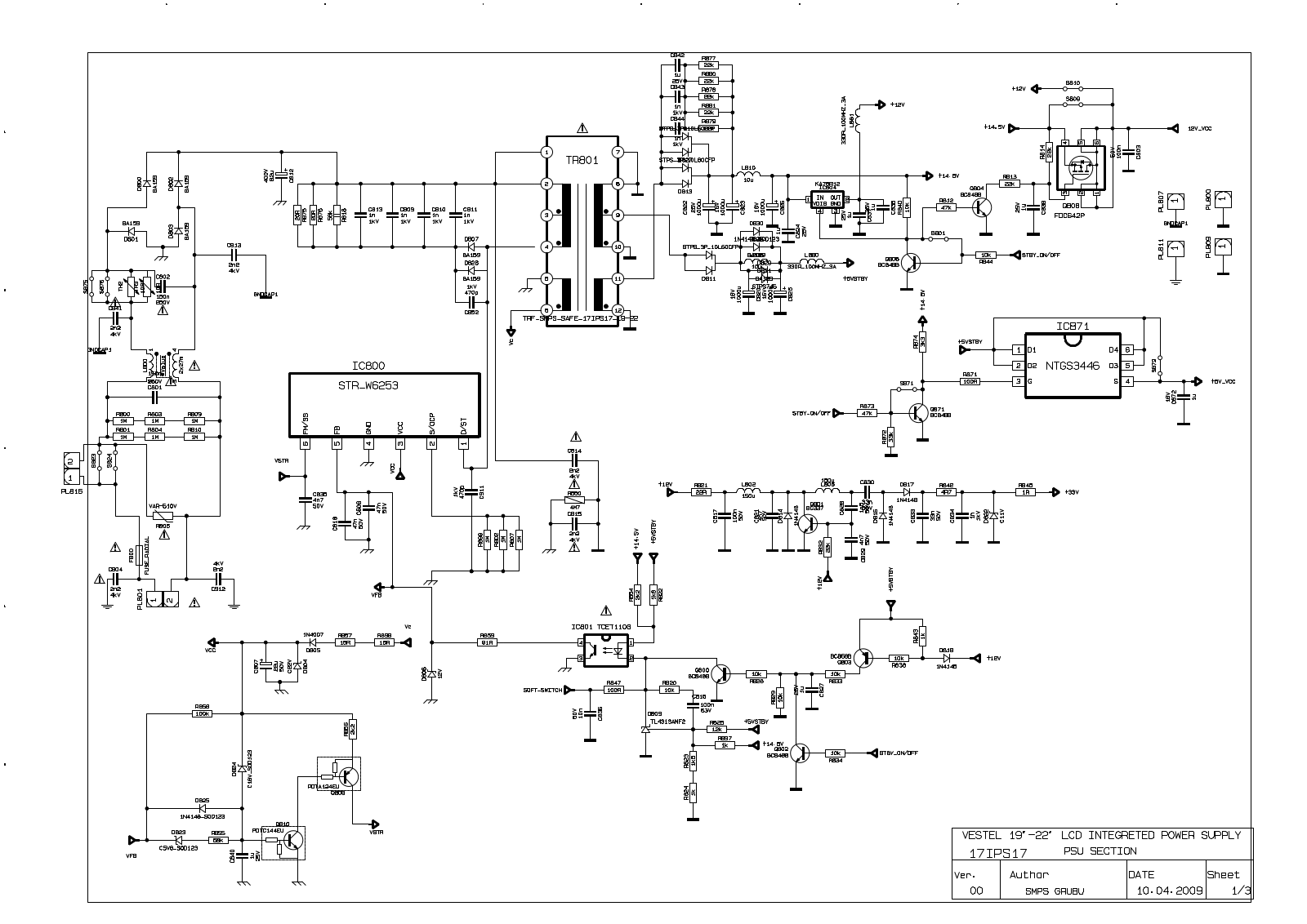 Vestel 17IPS17-2 Schematic