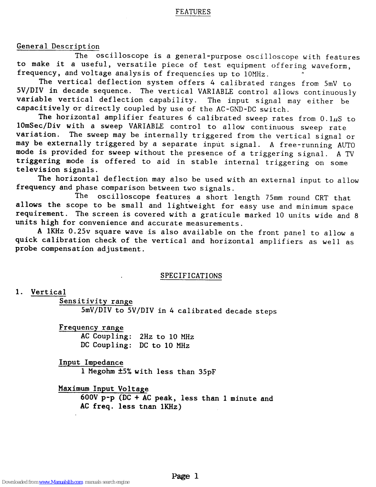 Elenco Electronics S-3000 User Manual