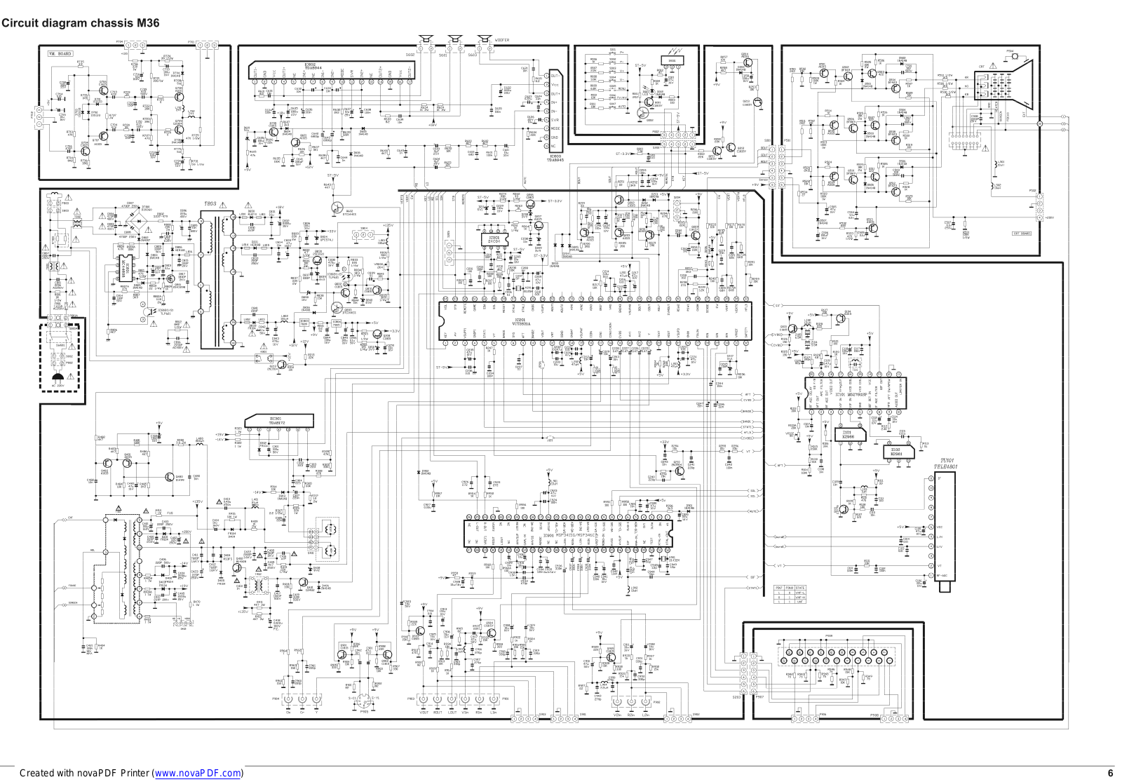 BEKO M36 Schematic