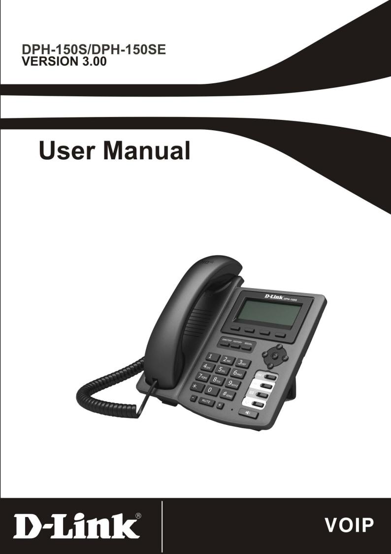 D-link DPH-150SE, DPH-150S User Manual