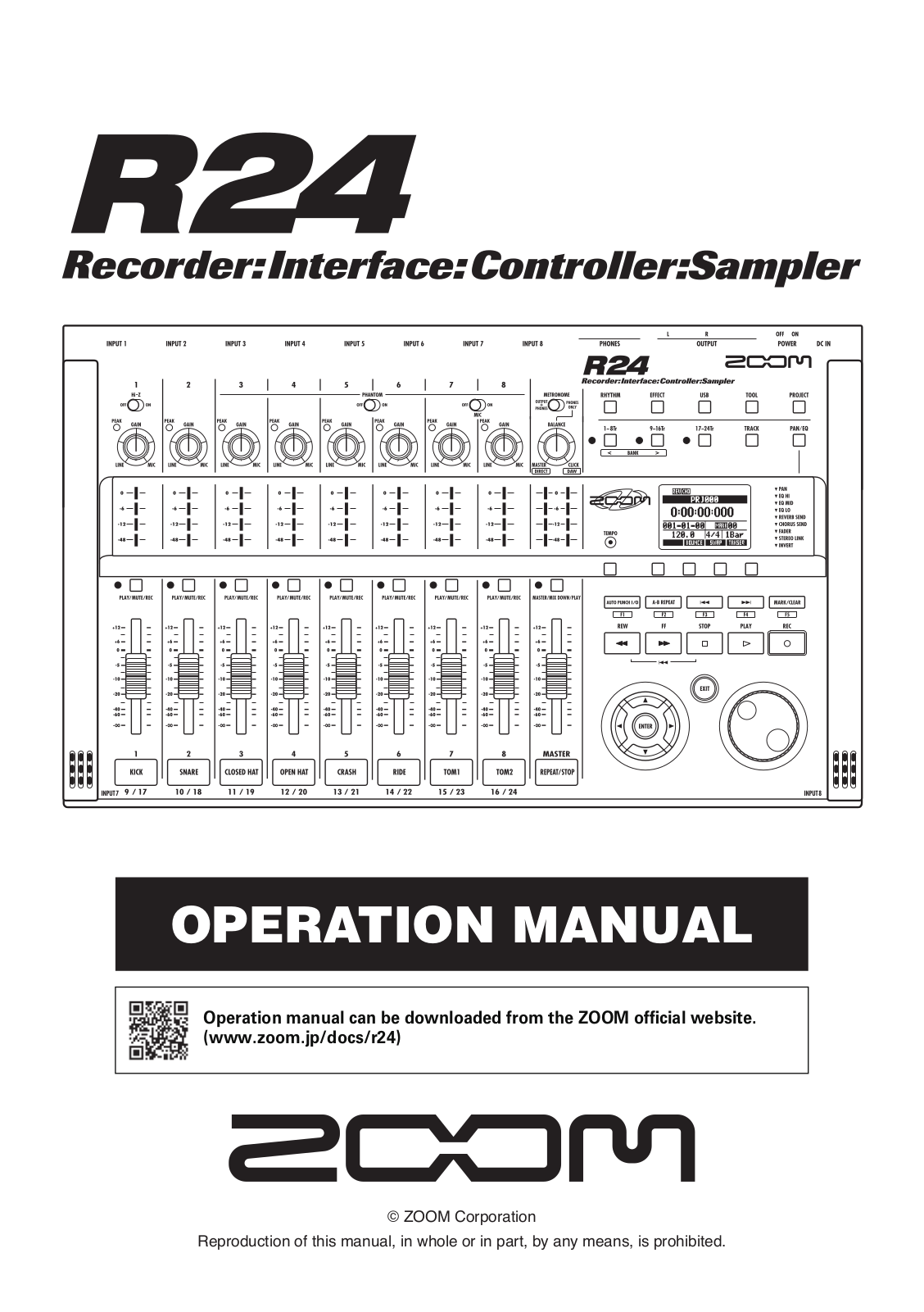 Zoom R24 Service Manual