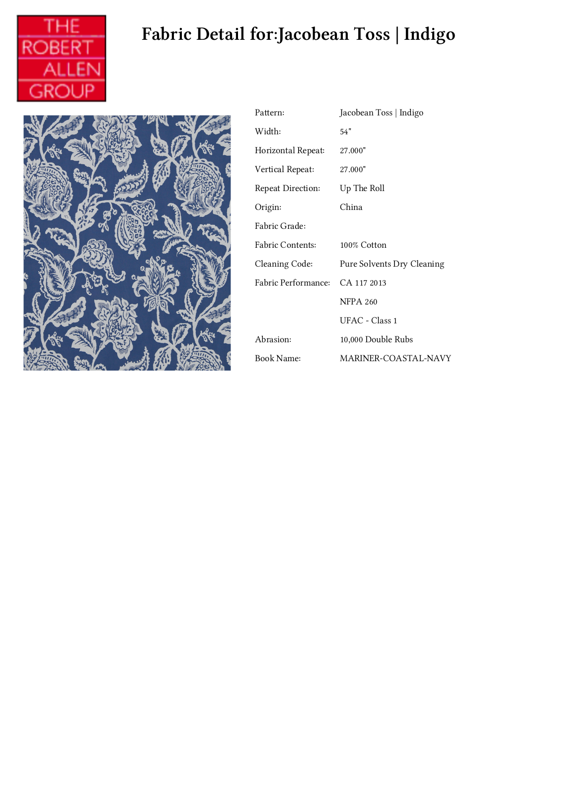 Robert Allen RALF1616 Specifications - ManualMachine.com
