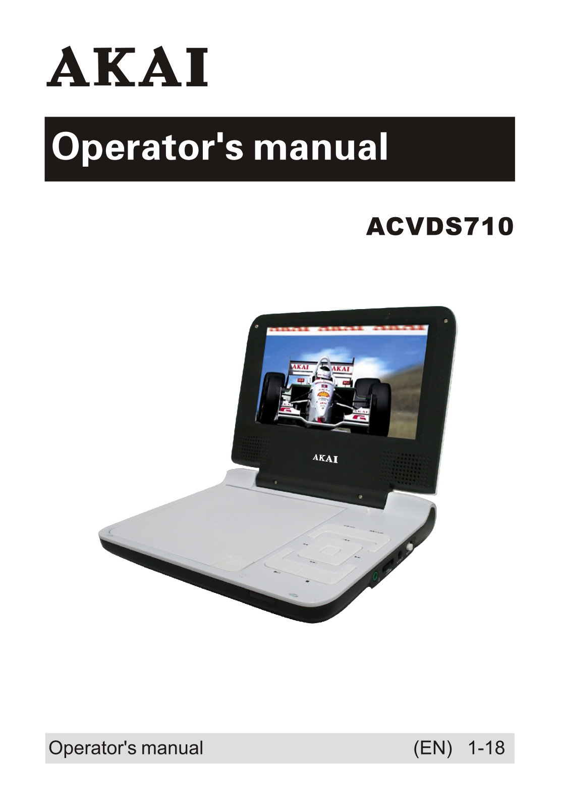 Akai ACVDS710 User Manual