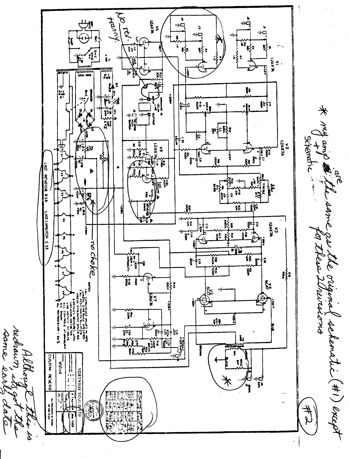 Traynor ysr 1 schematic