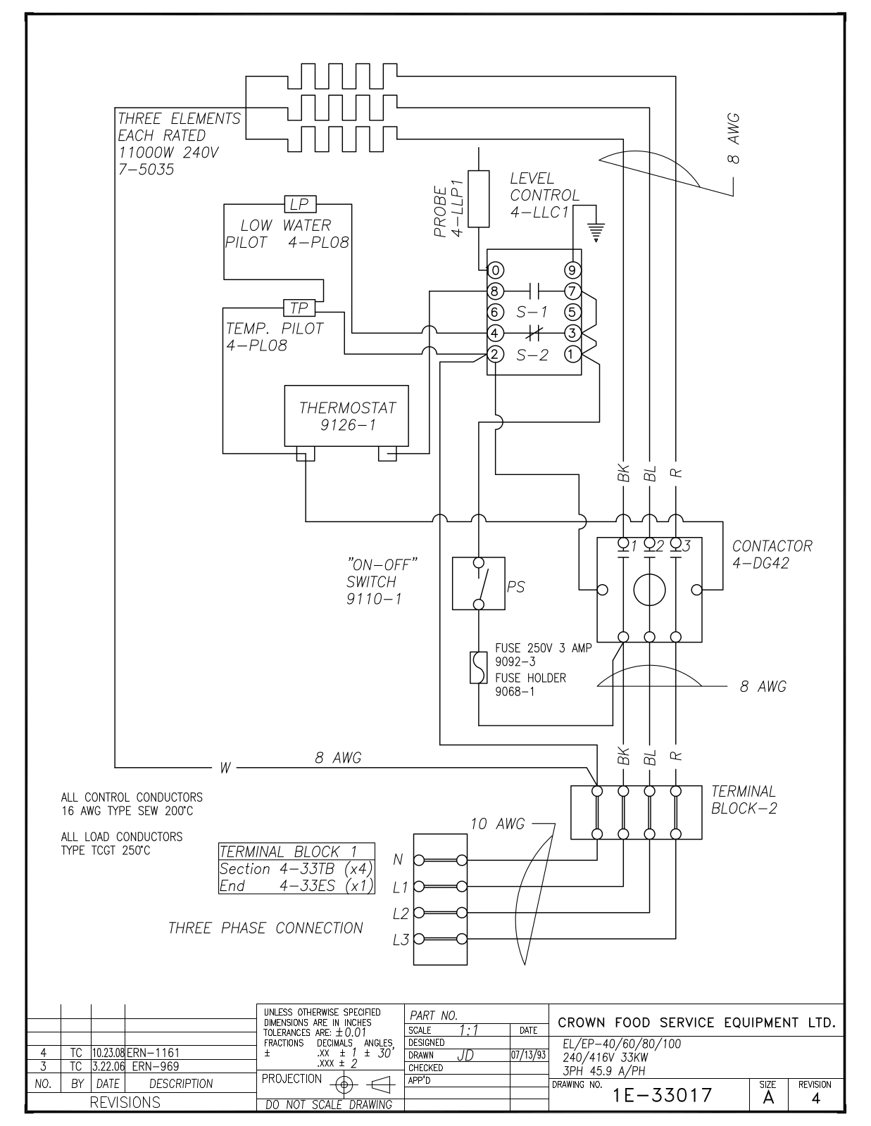 Intek EL-EP-40 240-416V 33 kW, EL-EP-60 240-416V 33 kW, EL-EP-80 240-416V 33 kW, EL-EP-100 240-416V 33 kW Service Manual