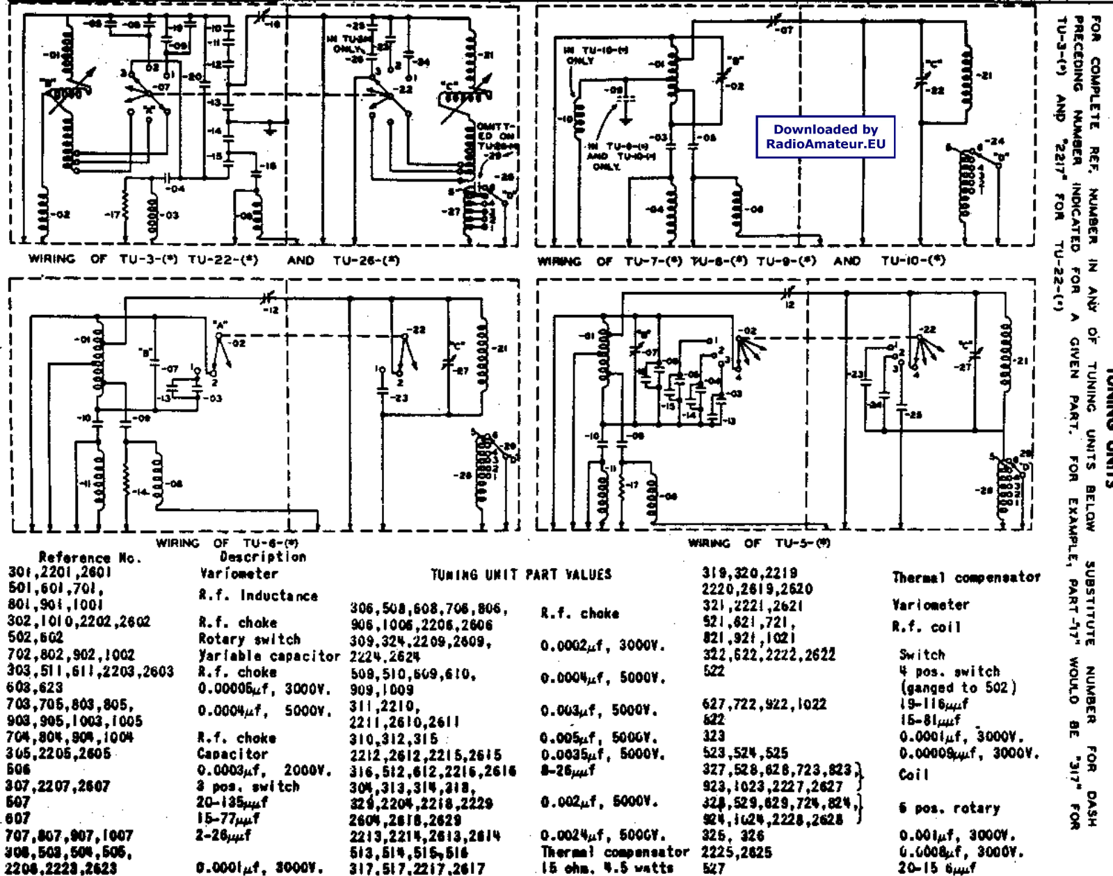 Pozosta BC-191TU Schematic