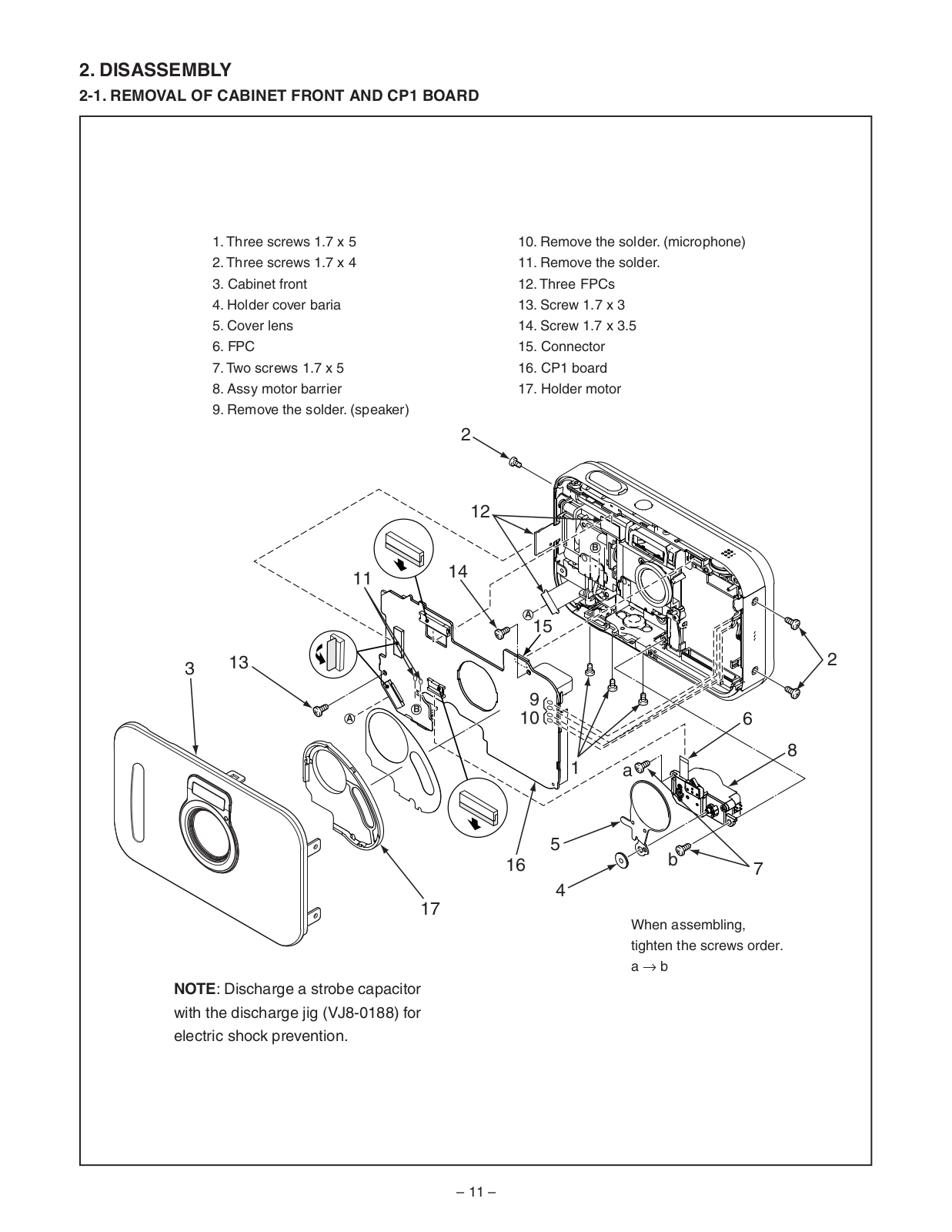 SANYO VPC-E6U, VPC-E6GXW, VPC-E6GX, VPC-E6EXW, VPC-E6EX DISASSEMBLY