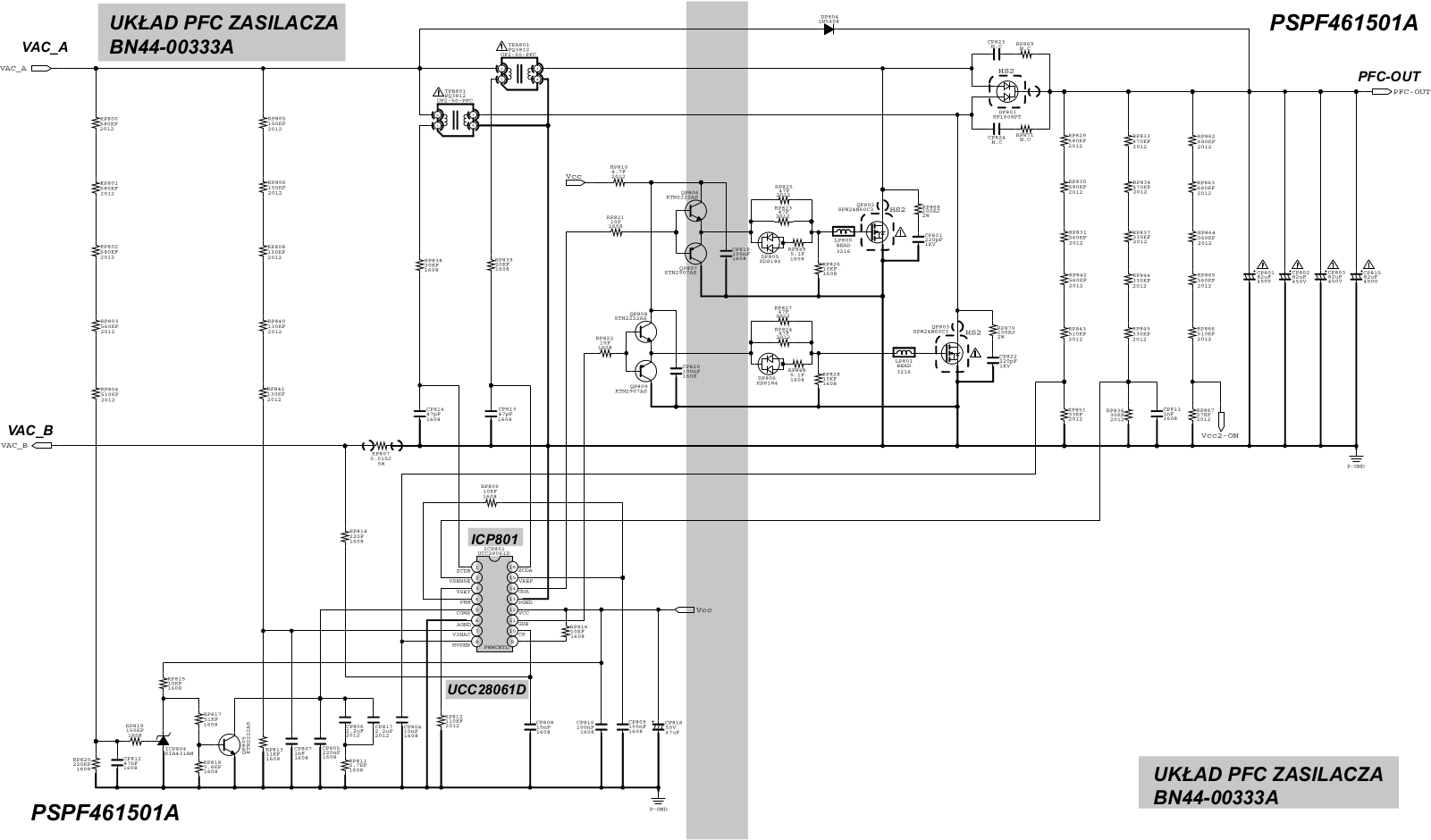 Samsung PSPF461501A Schematic