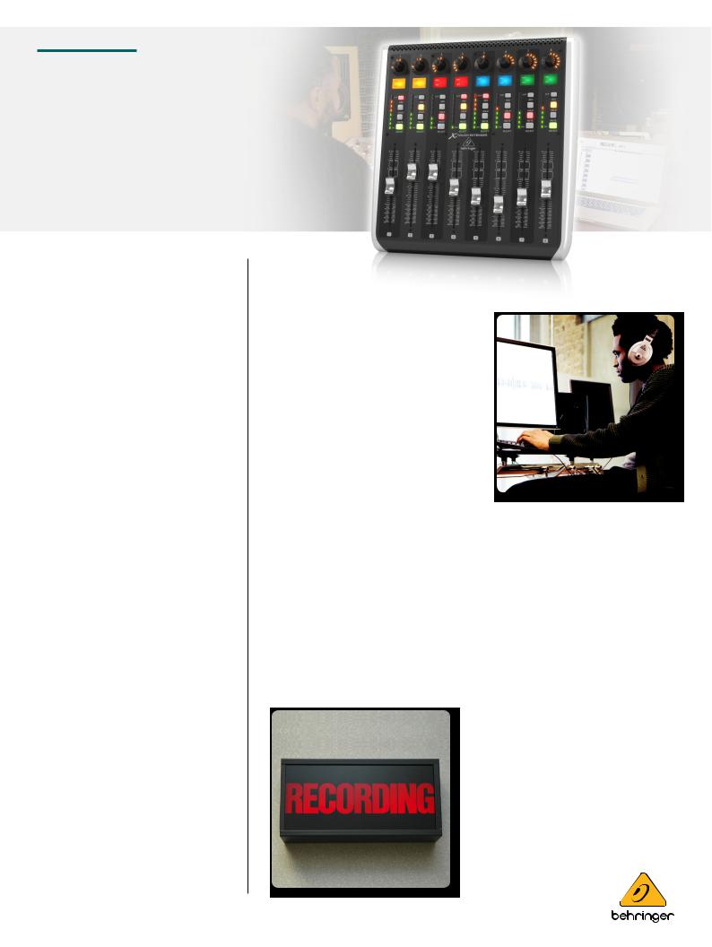 Behringer X-TOUCH EXTENDER Instruction Manual