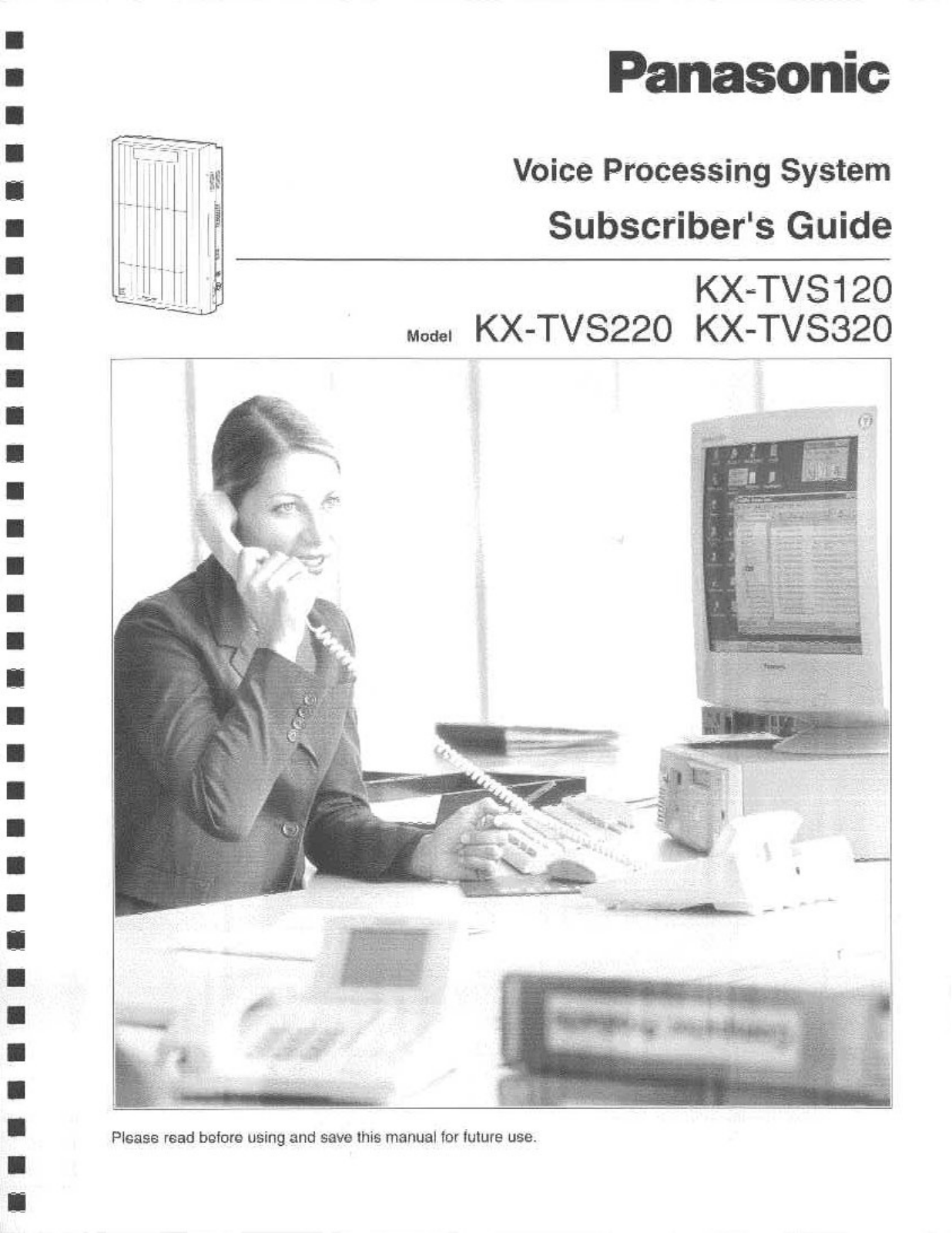 Panasonic KX-TVS220 User Manual