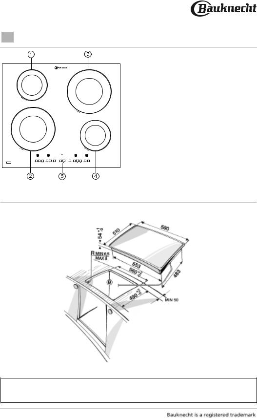 bauknecht ETI 6645 PRODUCT SHEET