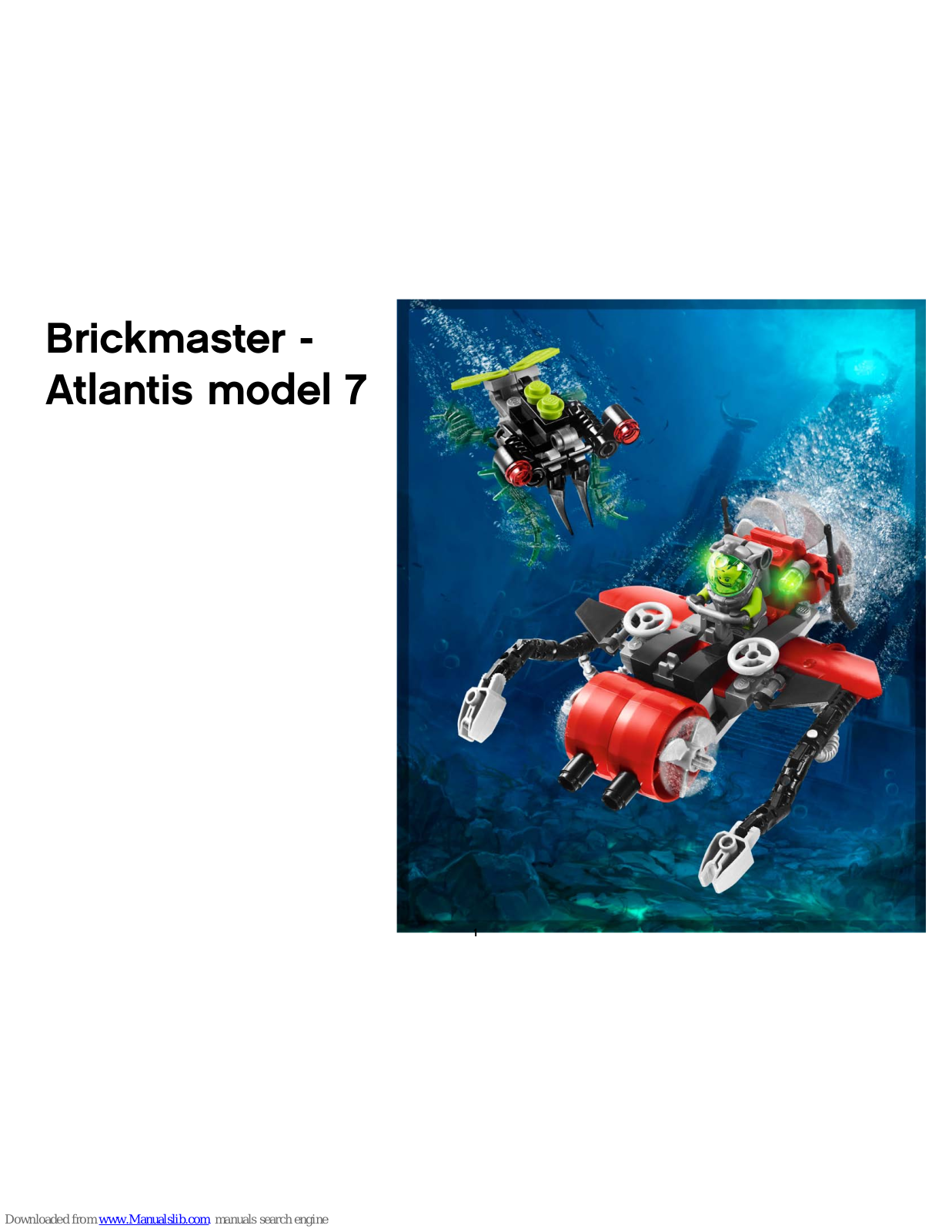 LEGO Brickmaster Atlantis 7 User Manual