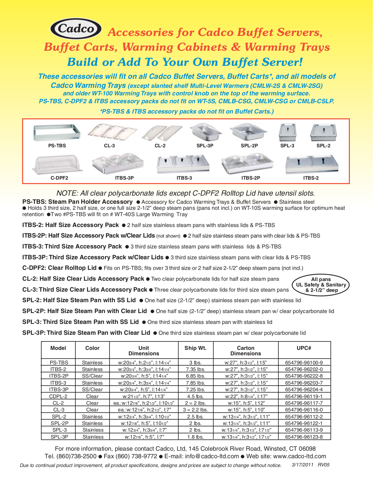 Cadco C-DPF2 User Manual