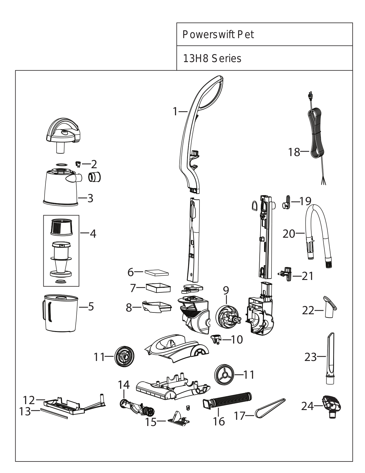 Bissell 13h18 Owner's Manual