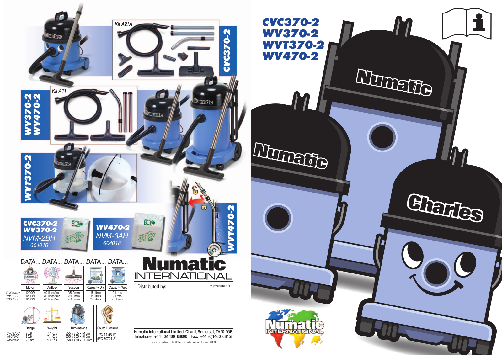 NUMATIC CVC370-2 User Manual